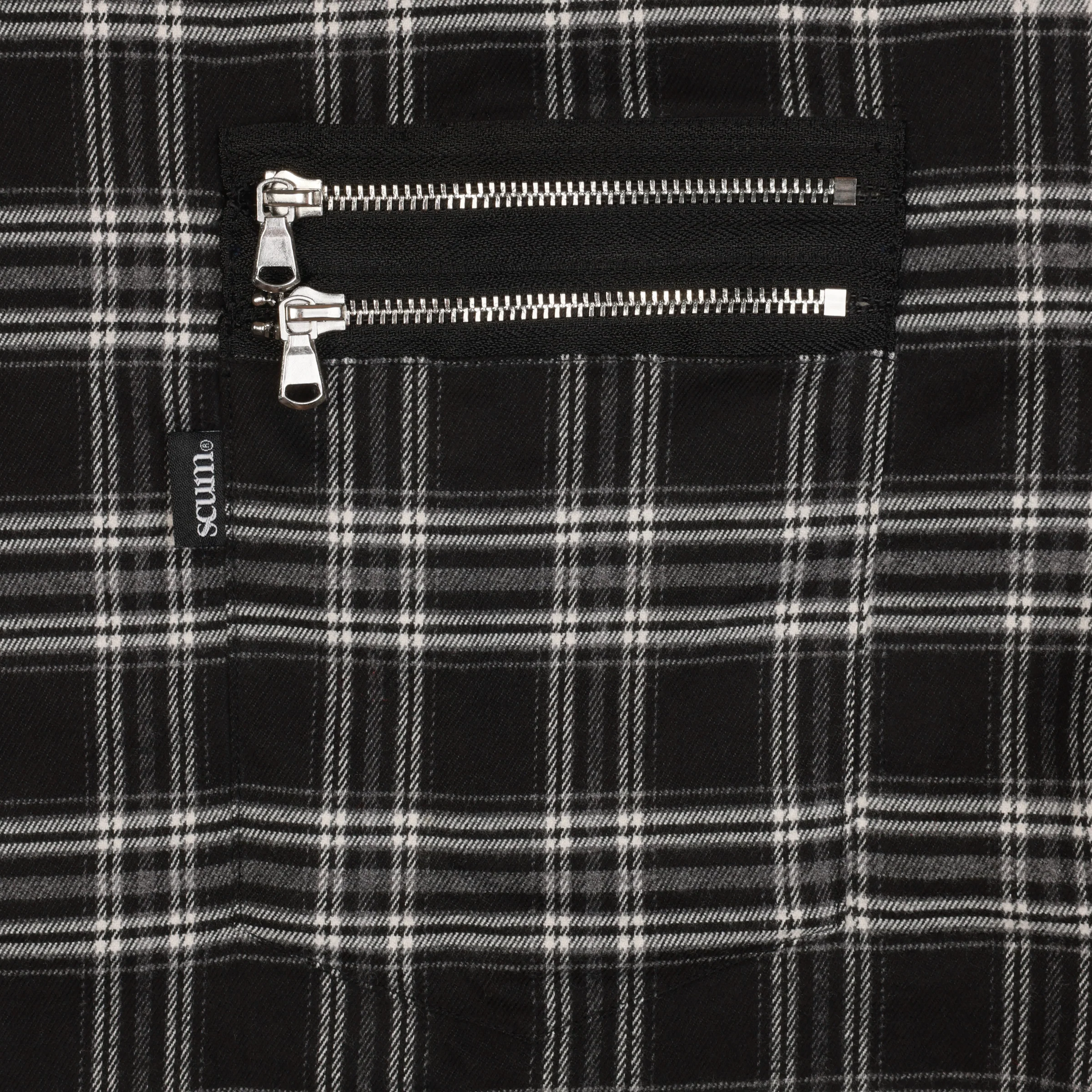BLACK AND WHITE LUMBERCRACK SHIRT - Image 3
