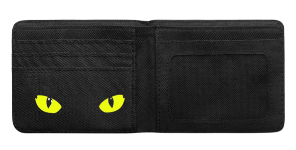 JINX RECYCLED FOLD WALLET - BLACK - Image 2