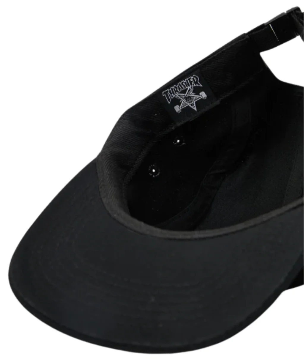 THRASHER GONZ 5 PANEL CAP - BLACK/RED - Image 4