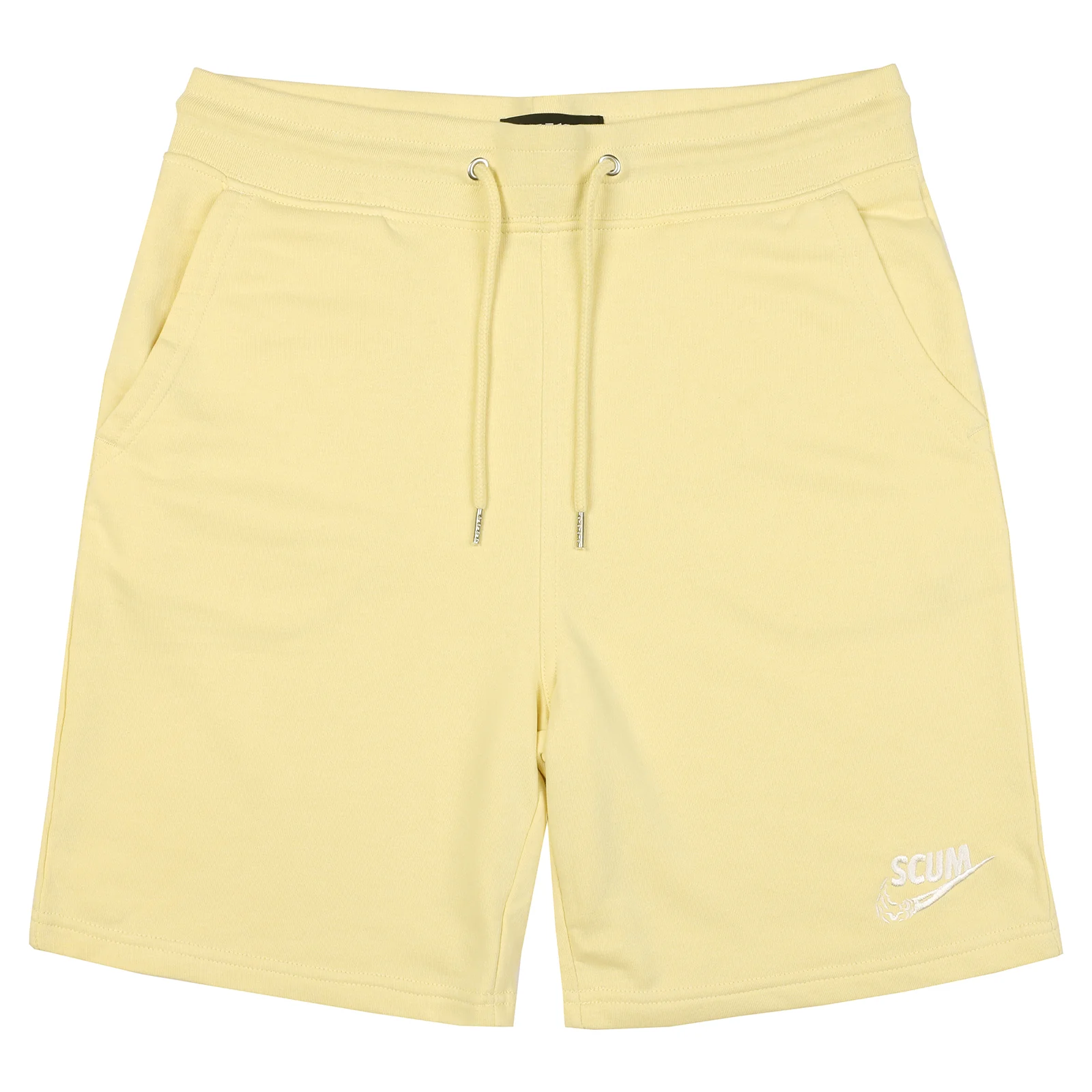 SCUM EMBROIDERED TICK SHORT - BUTTER