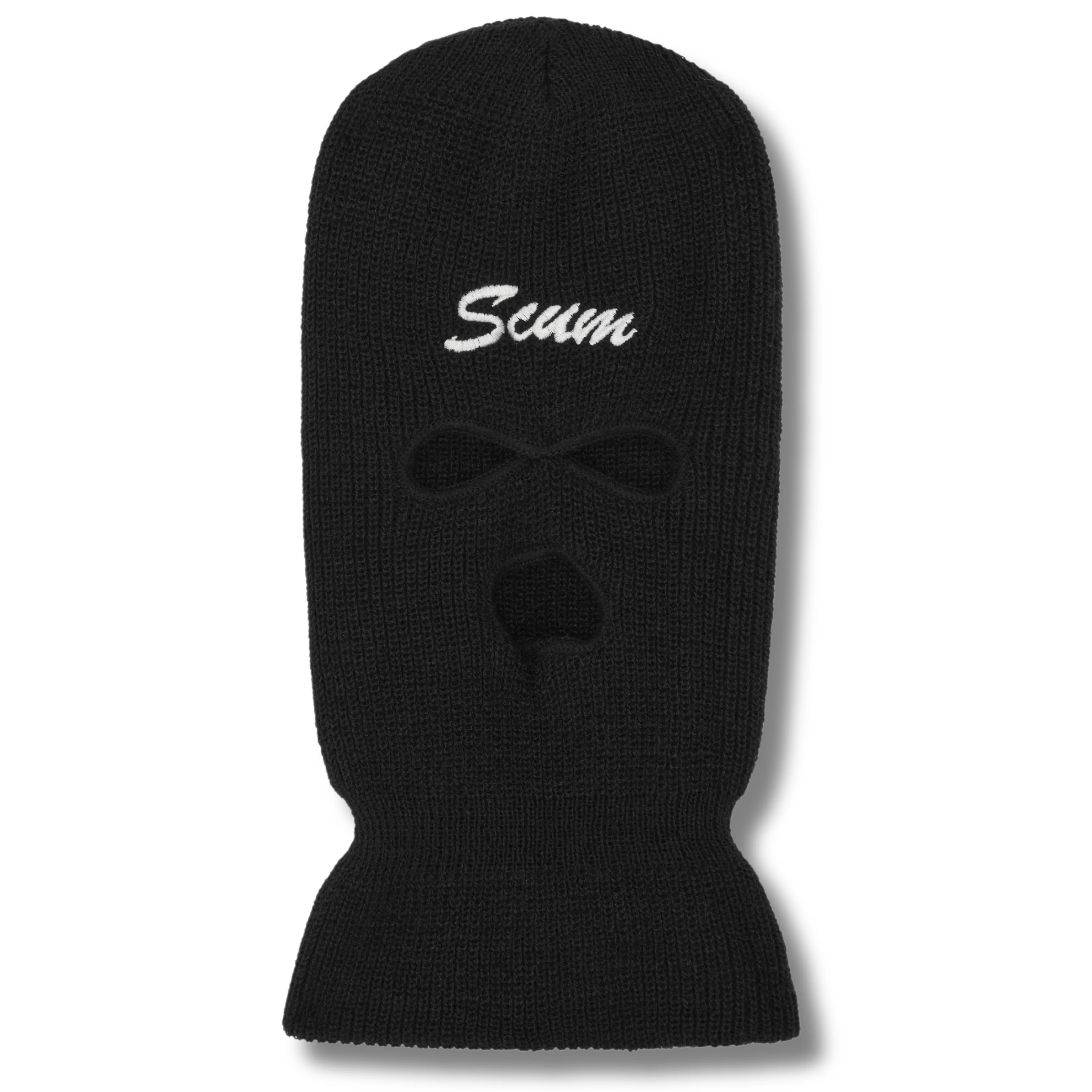 BLACK SCRIPT LOGO BALACLAVA
