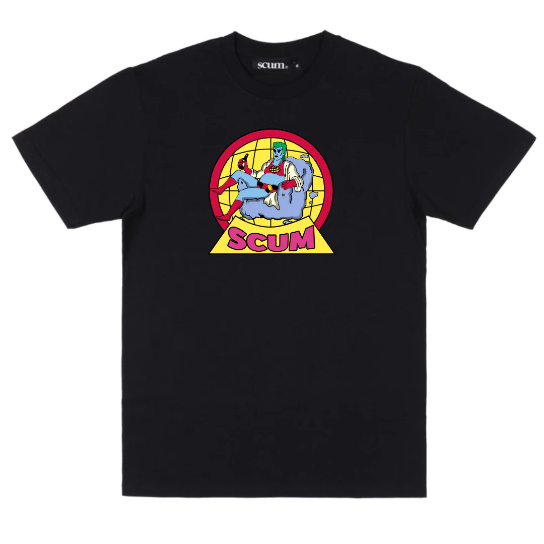 CAPTAIN CHILL T-SHIRT -BLACK