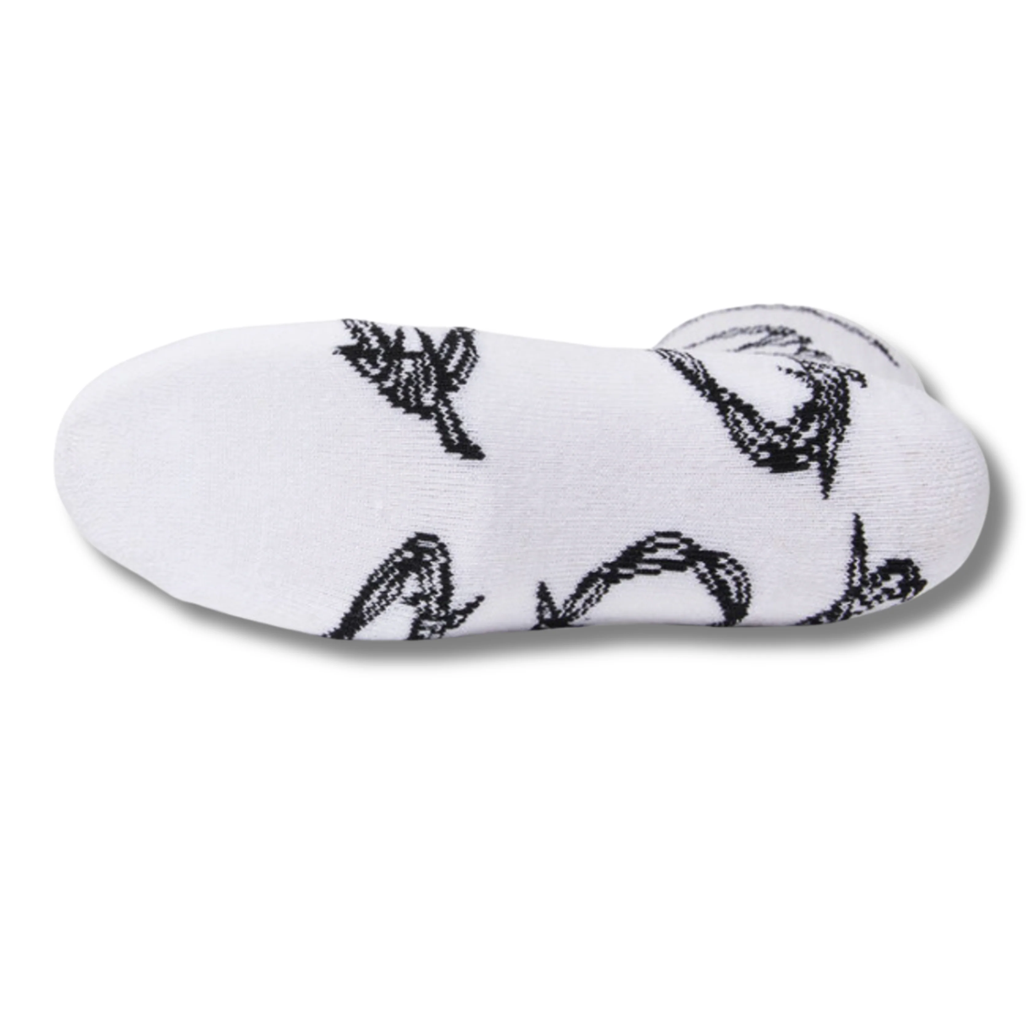 HUF BARBED WIRE CREW SOCKS – WHITE - Image 2
