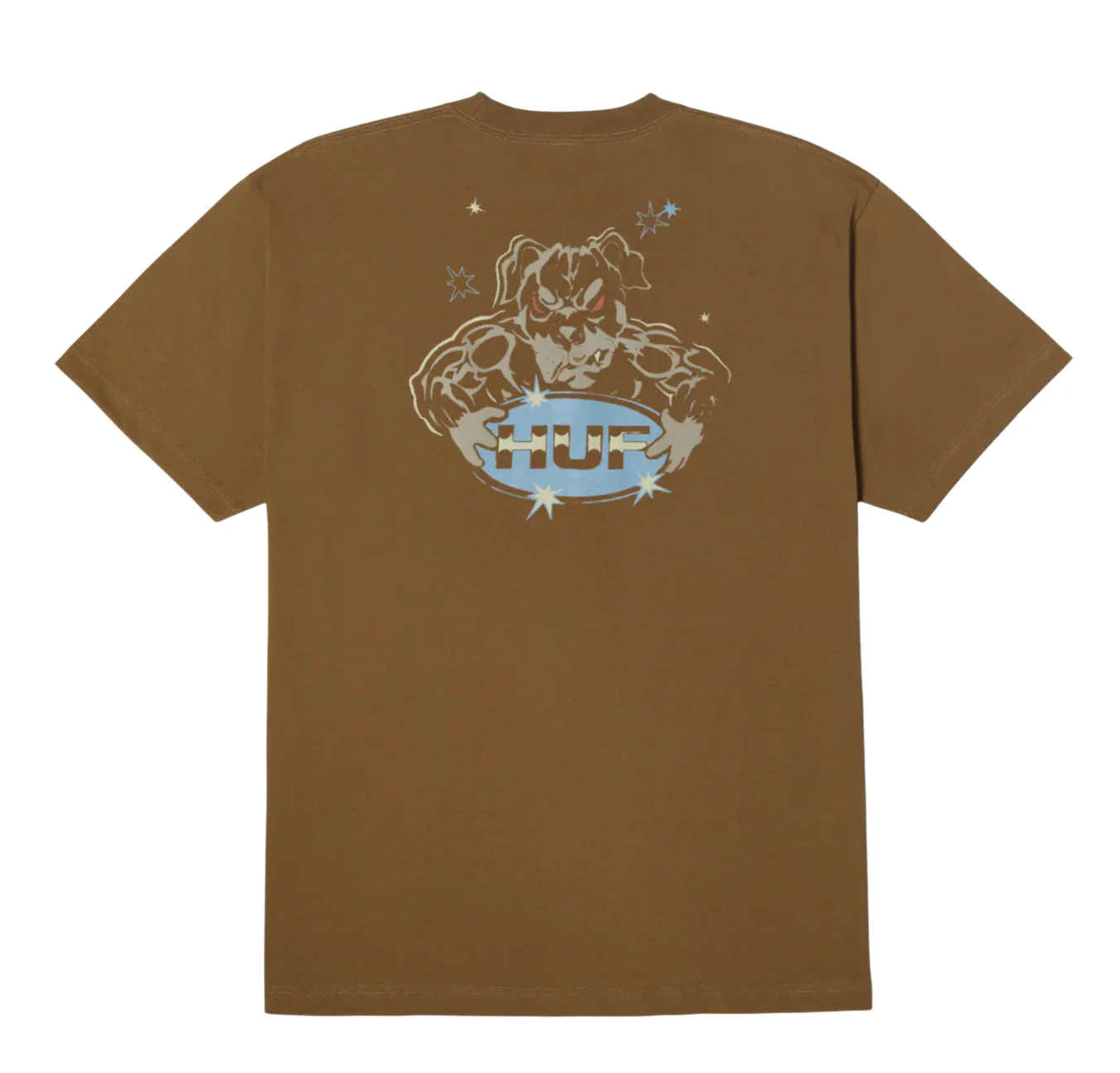 HUF DAWG T-SHIRT - MUD - Image 2