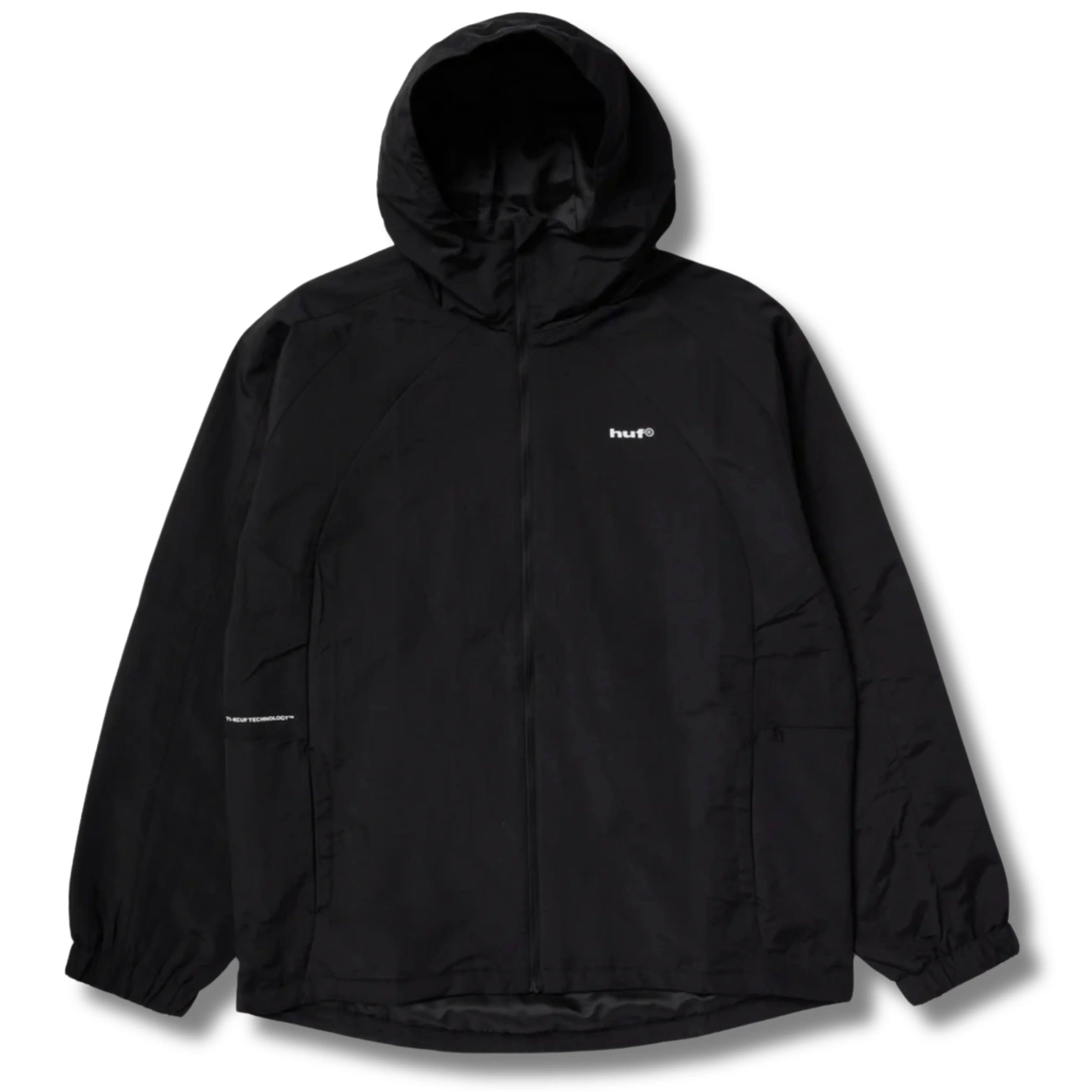 HUF SET SHELL JACKET - BLACKOUT