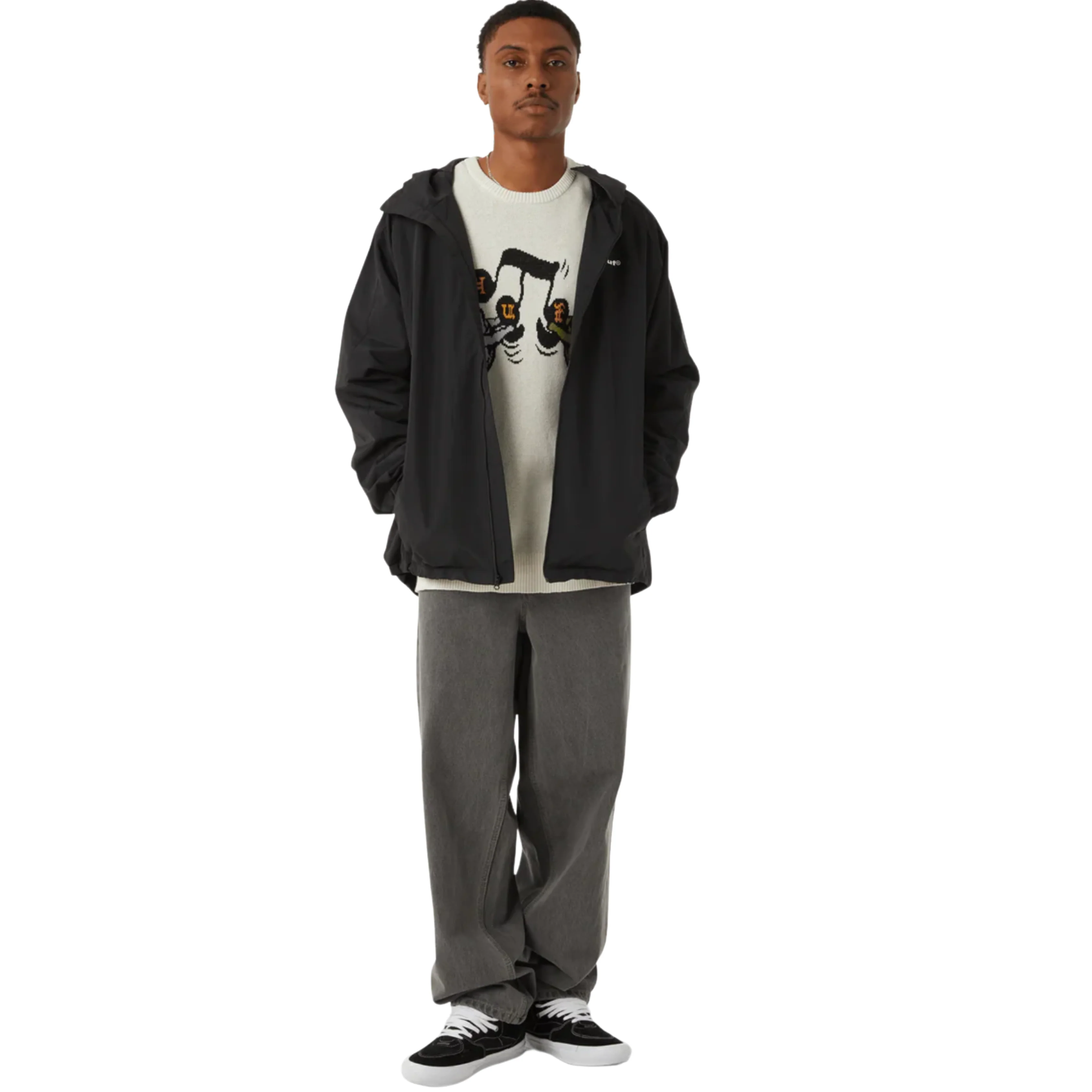 HUF SET SHELL JACKET - BLACKOUT - Image 7
