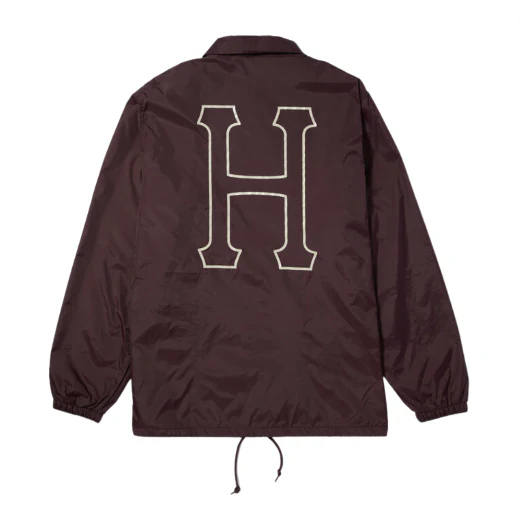 HUF SET H COACHES JACKET- EGGPLANT - Image 2
