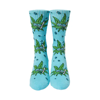HUF SNORKLE BUDDY CREW SOCKS - SKY - Image 2