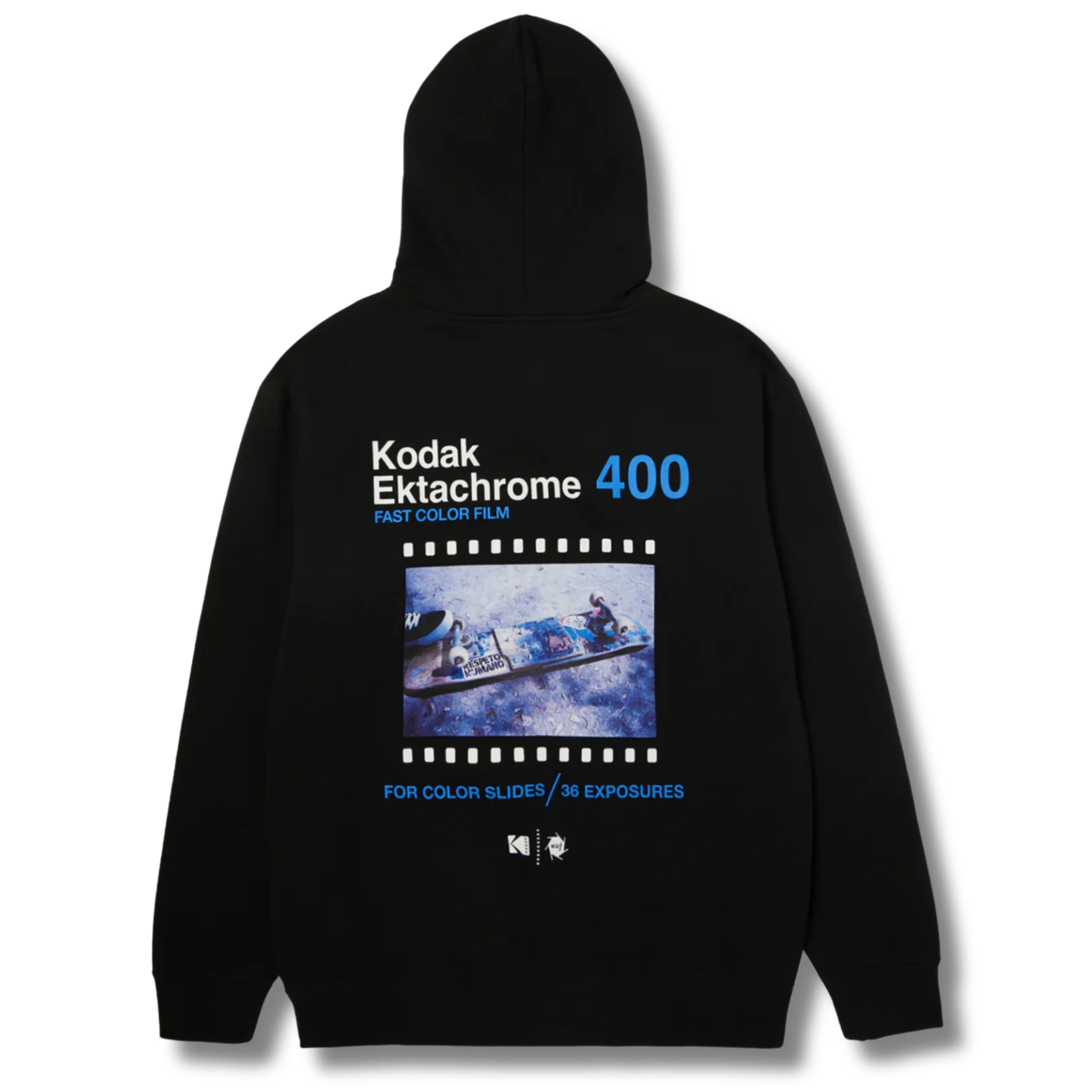 HUF X KODAK INVENTION PULLOVER HOODIE - BLACK - Image 2