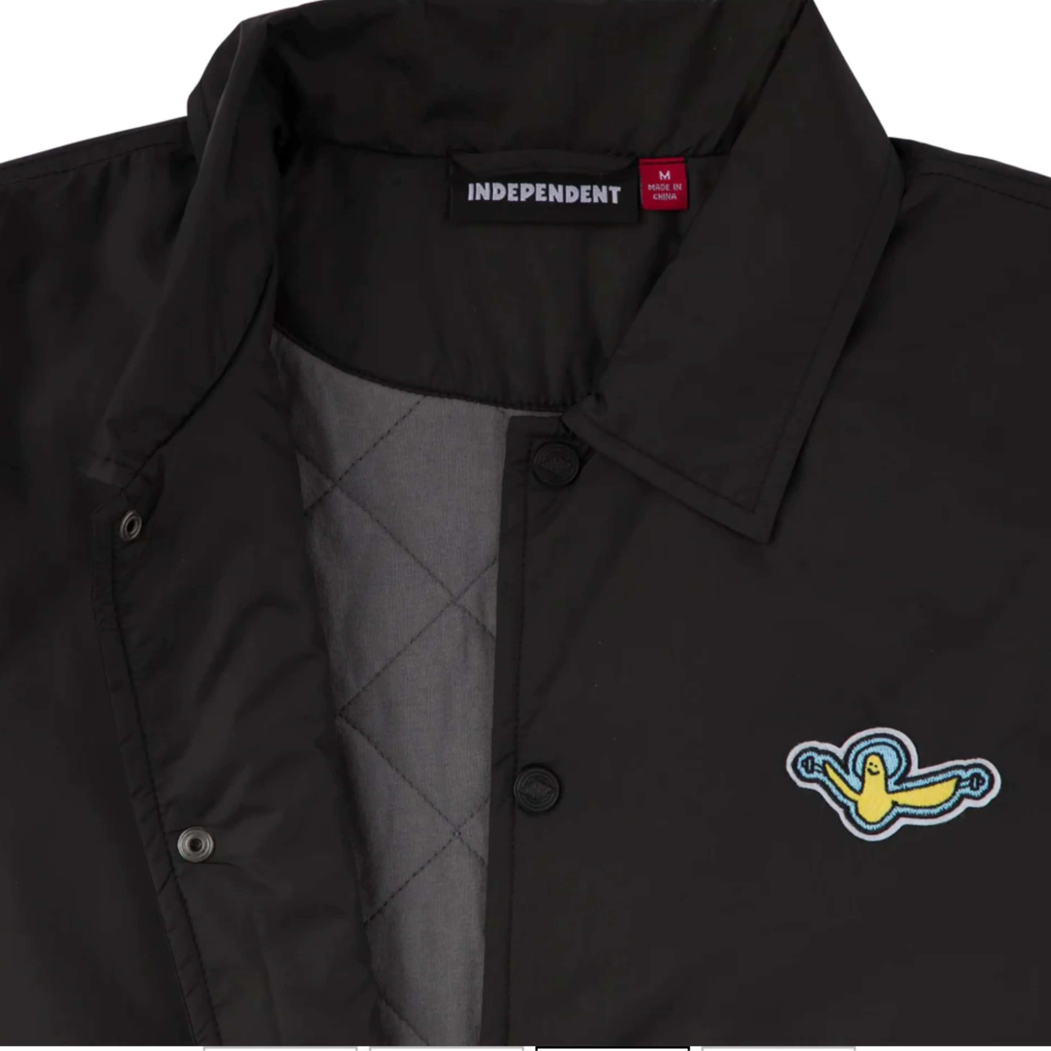 INDEPENDENT GONZ HANGER MENS WINDBREAKER - BLACK - Image 3