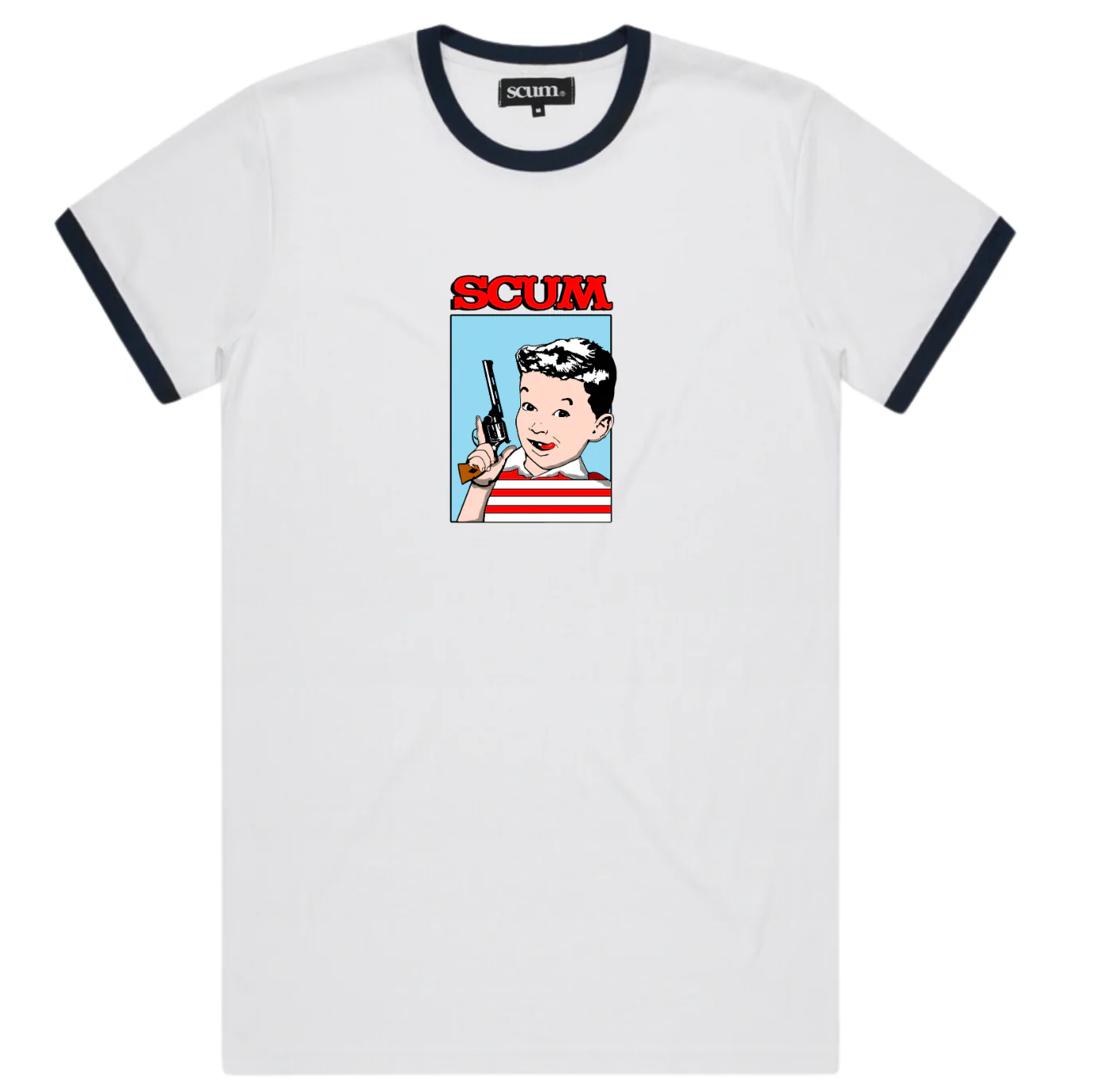 MAD SCUM RINGER T-SHIRT