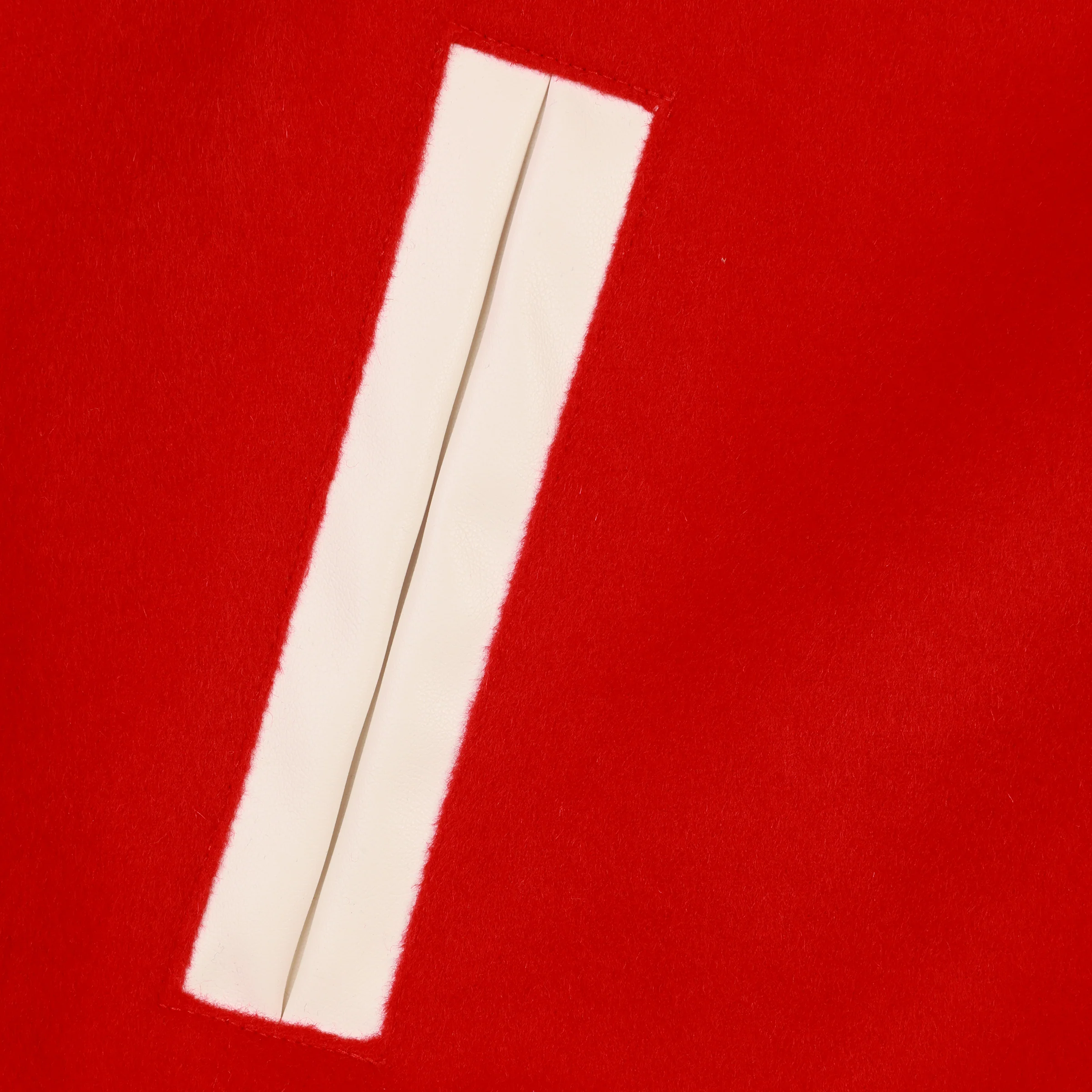 NO FRIENDS VARSITY JACKET - RED - Image 7
