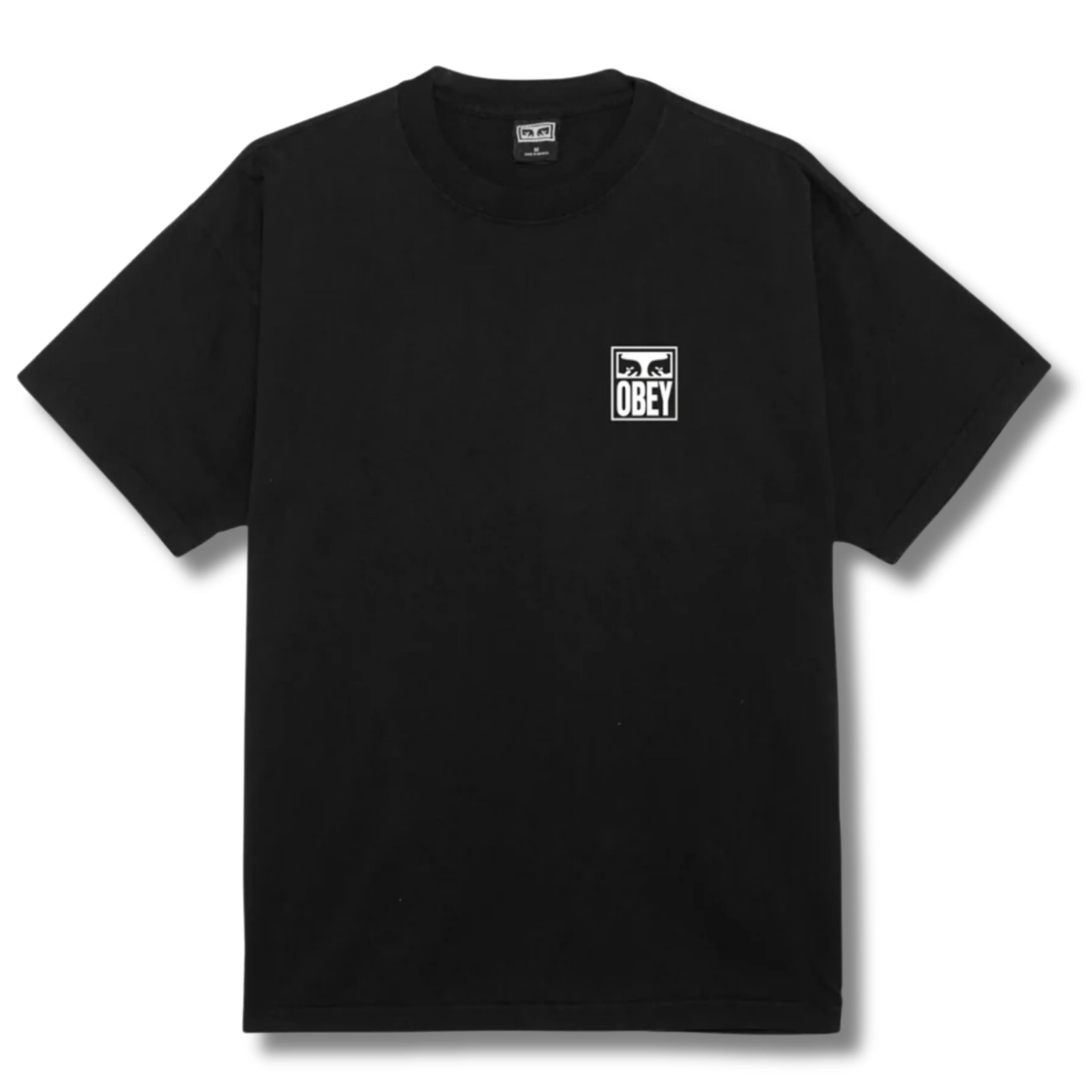 OBEY EYES ICON 2 HEAVYWEIGHT T-SHIRT - BLACK - Image 2