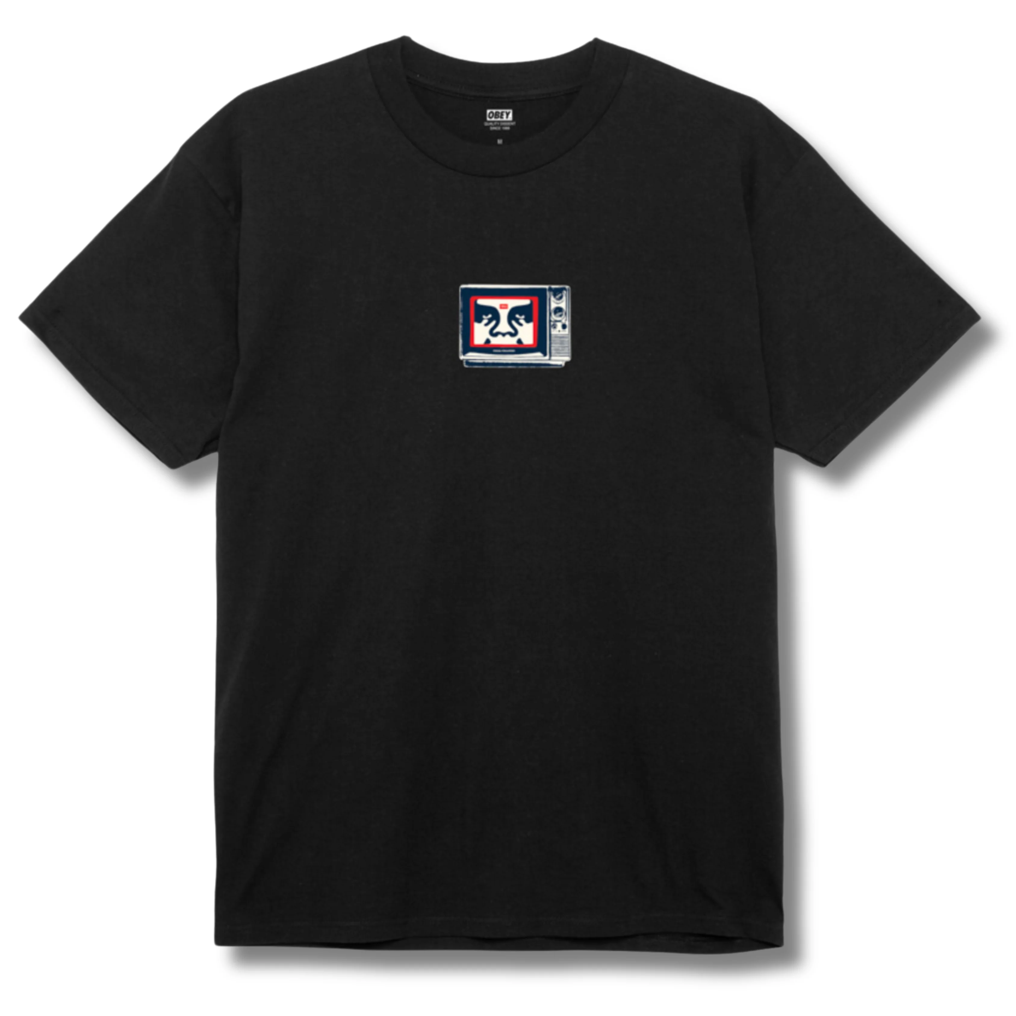 OBEY TV CLASSIC T-SHIRT - BLACK