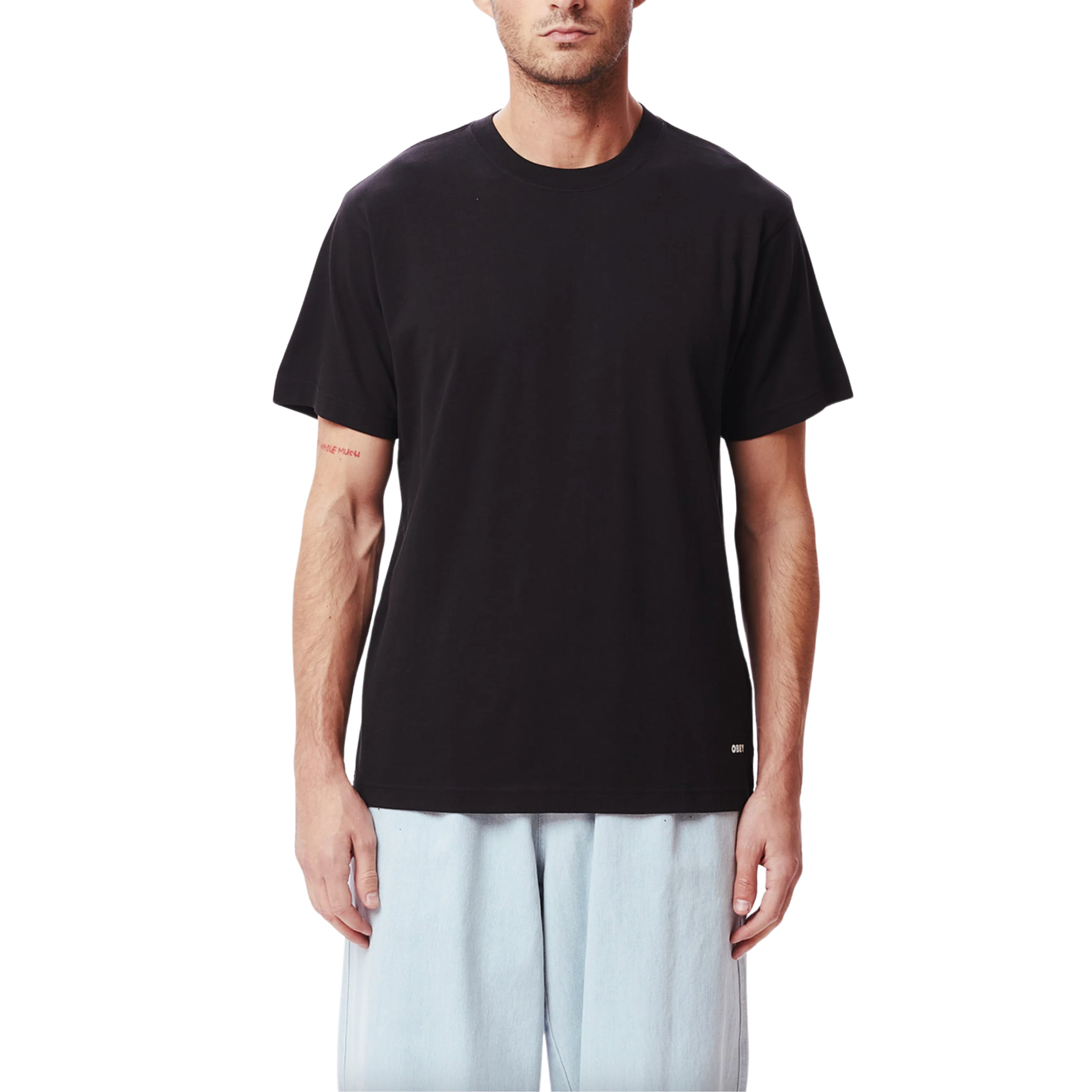 OBEY STANDARD ORGANIC T-SHIRT 2 PACK - BLACK - Image 4