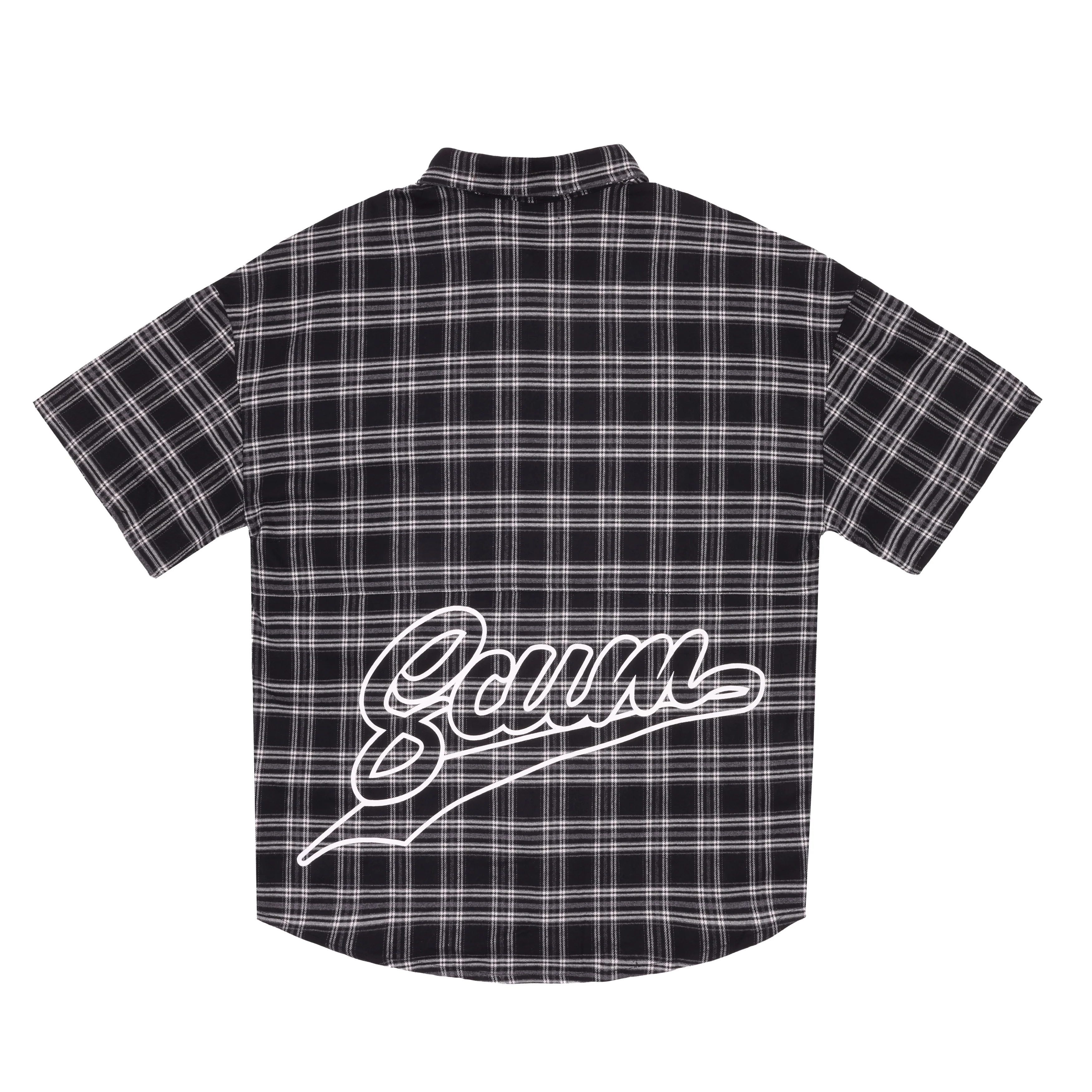 BLACK AND WHITE LUMBERCRACK SHORT SLEEVE SHIRT - Image 2