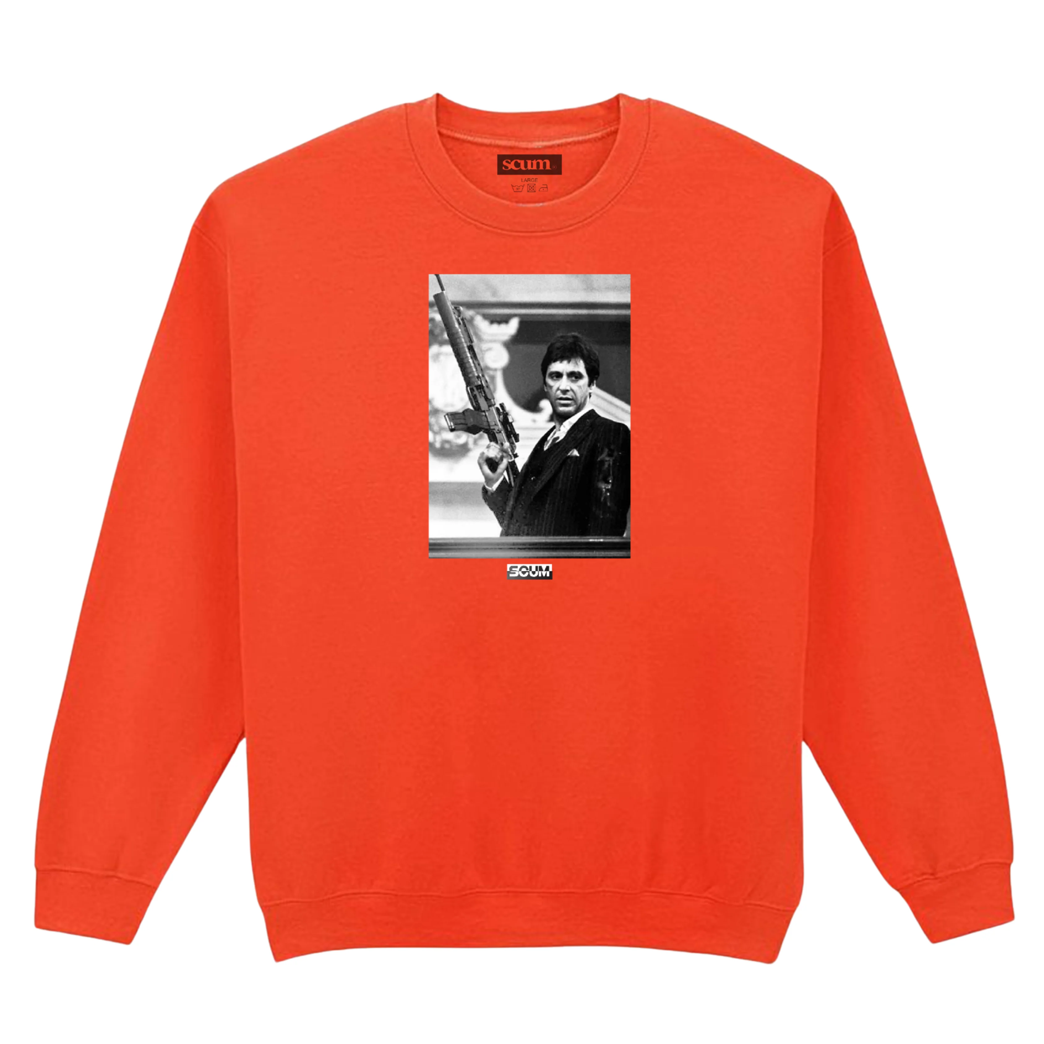 SAY HELLO TO MY LITTLE FRIEND CREW SWEATSHIRT - Image 3