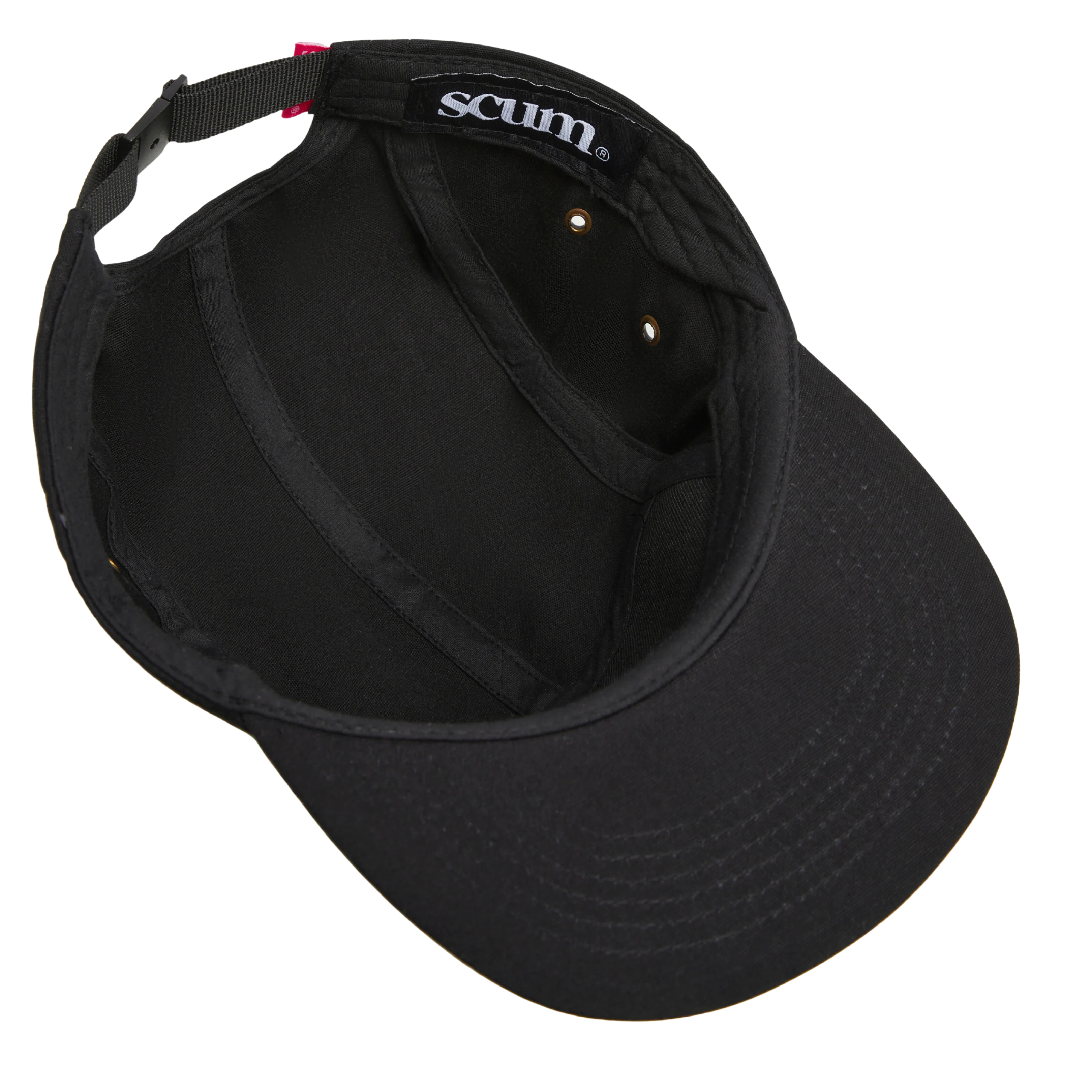 SCUM 5 PANEL CAP - BLACK - Image 3