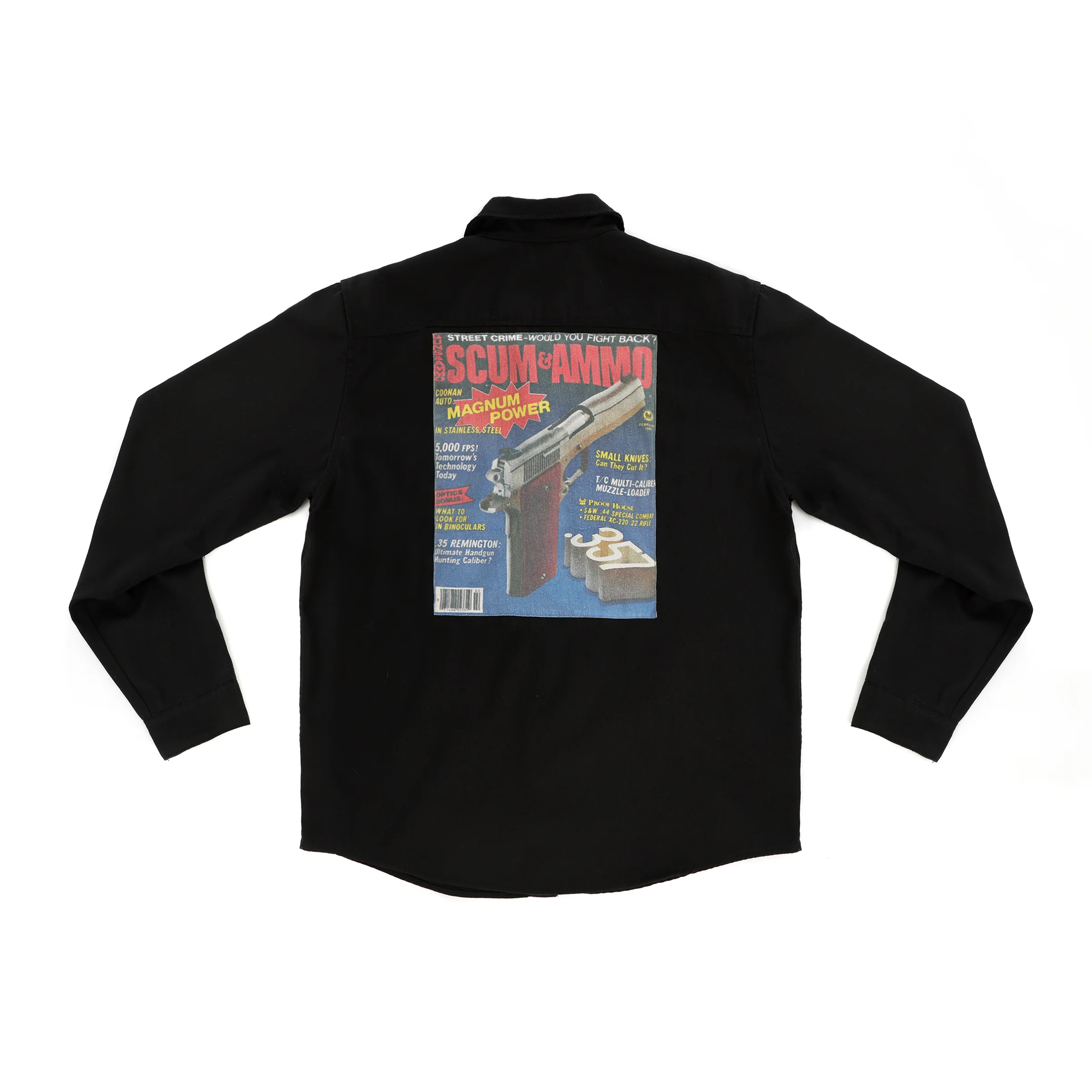 SCUM & AMMO WORK SHIRT BLACK - Image 2