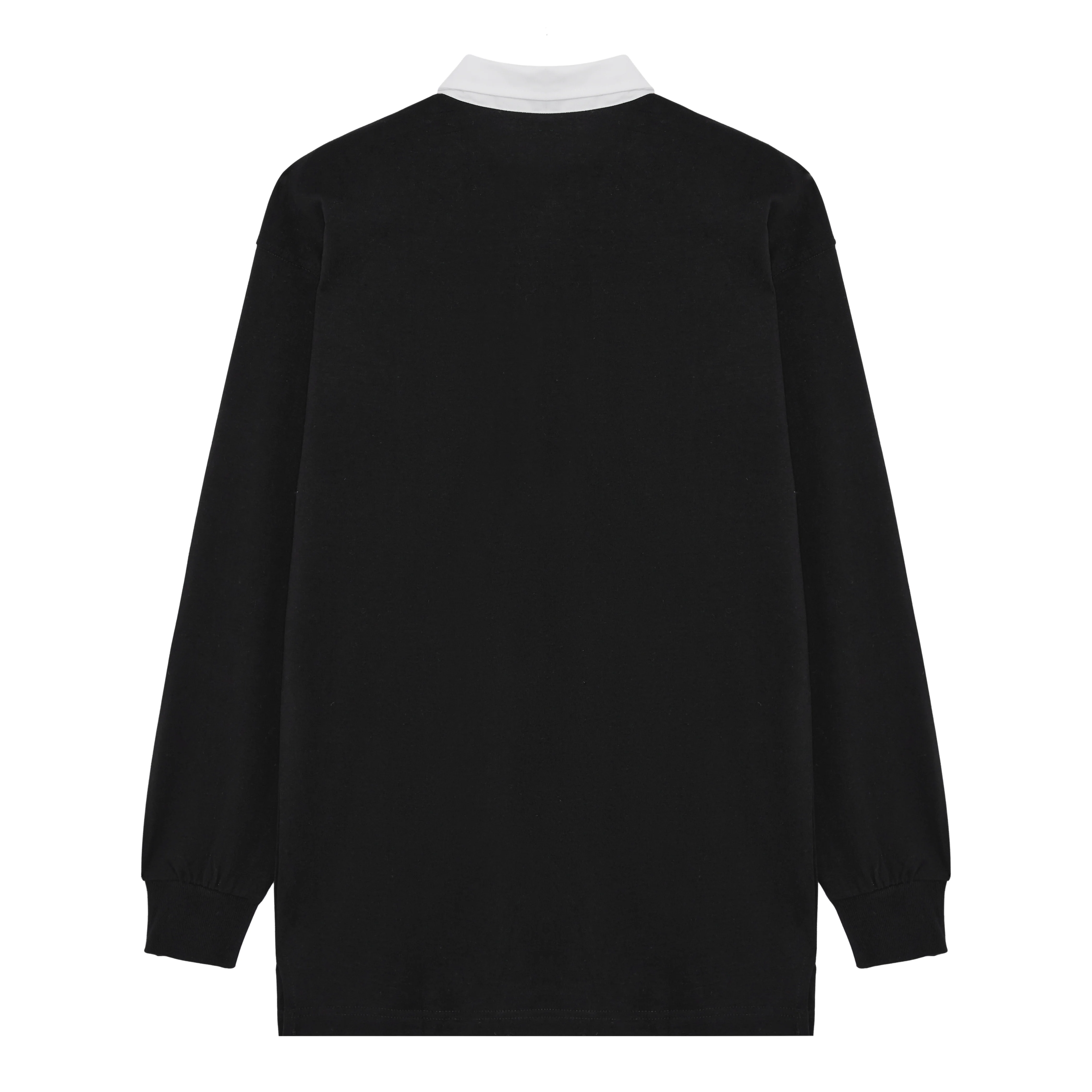 SCUM LONG SLEEVE ACID RUGBY SHIRT - BLACK - Image 2