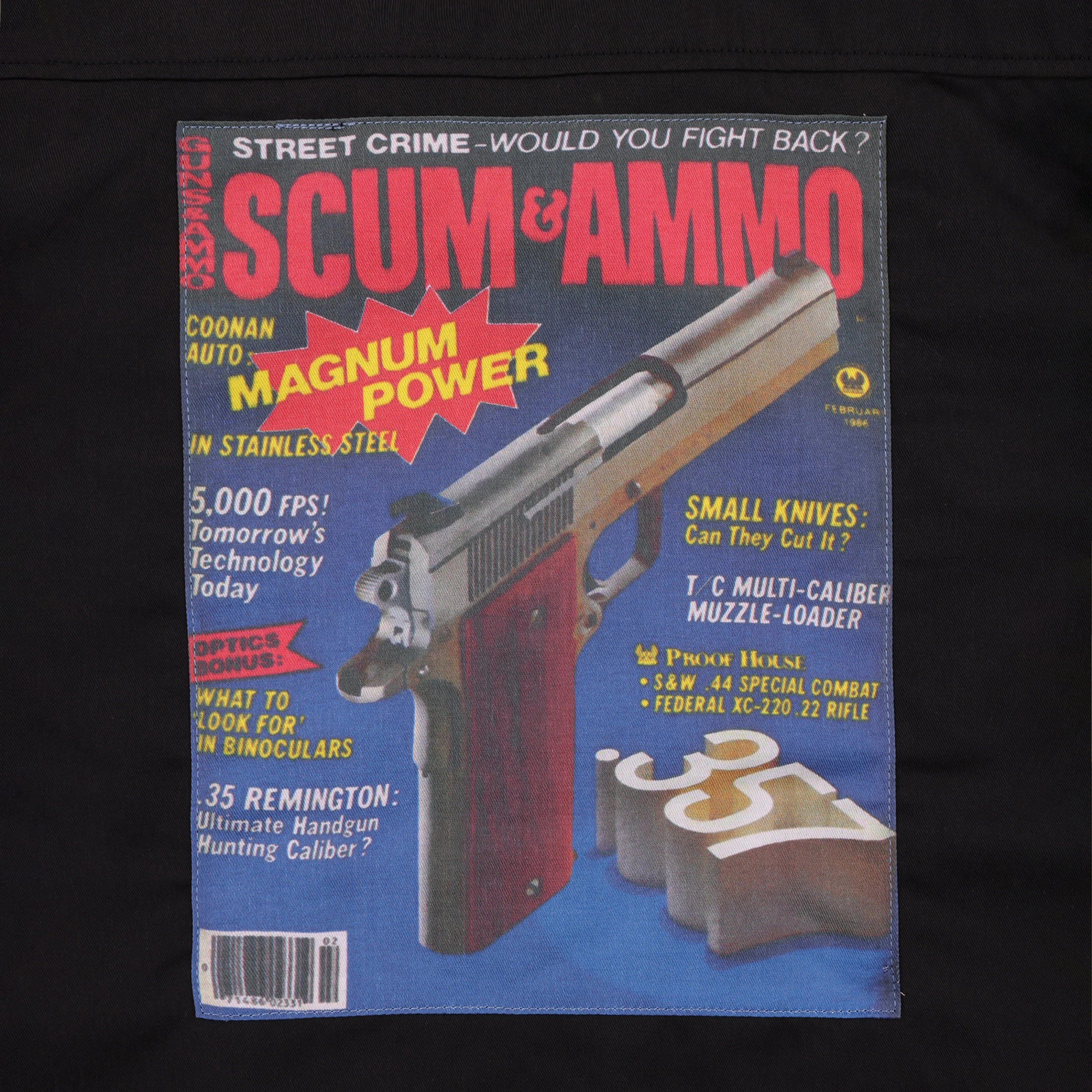SCUM & AMMO WORK SHIRT BLACK - Image 5