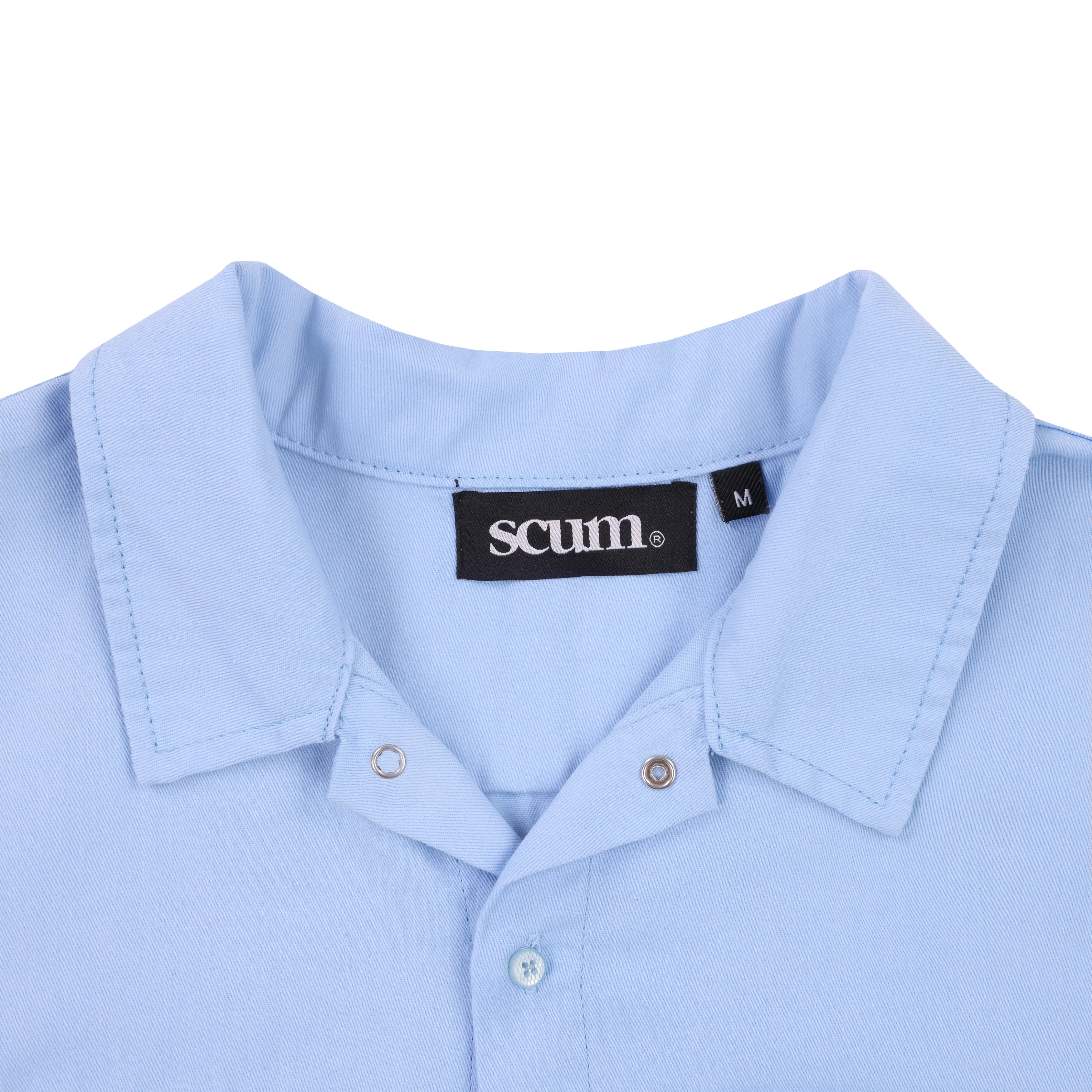 SCUM & AMMO WORK SHIRT BLUE - Image 4