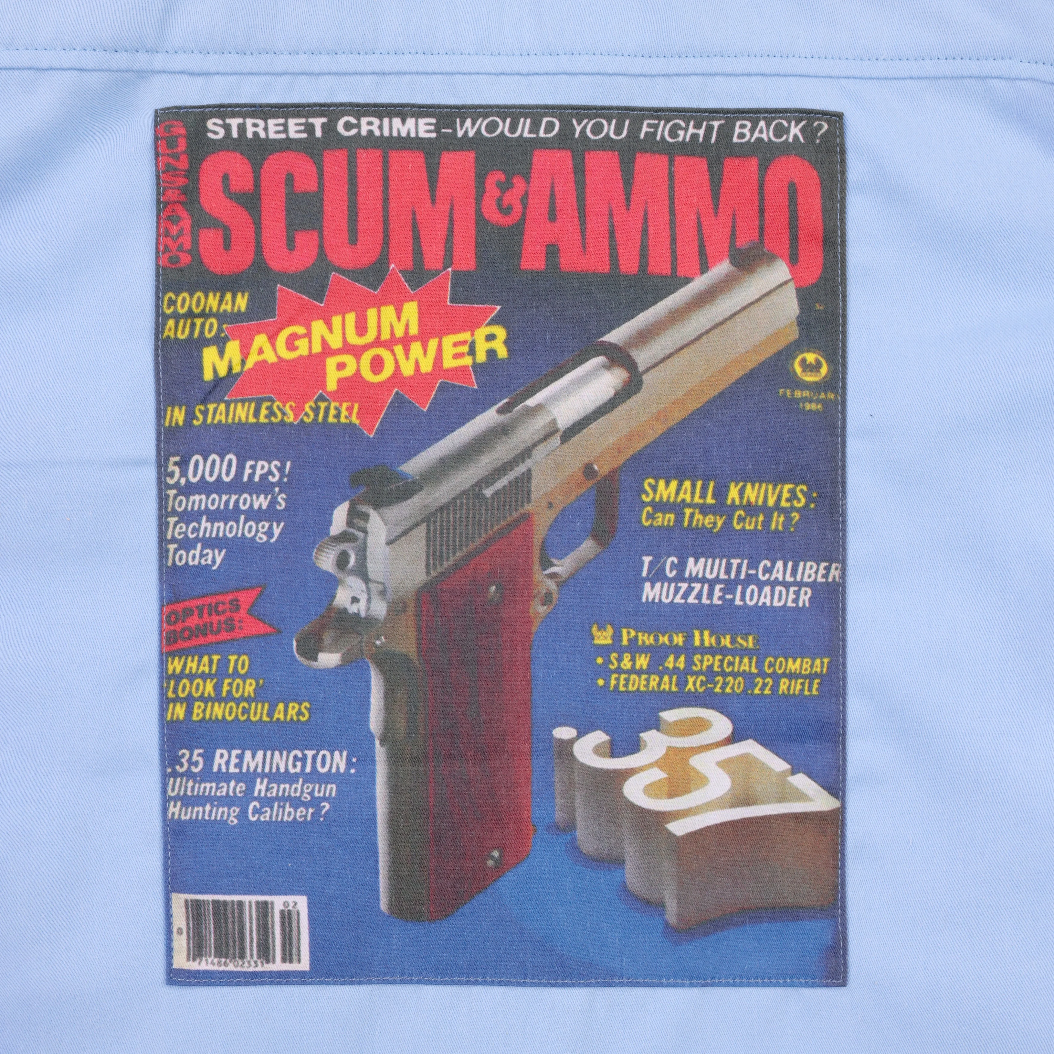 SCUM & AMMO WORK SHIRT BLUE - Image 5