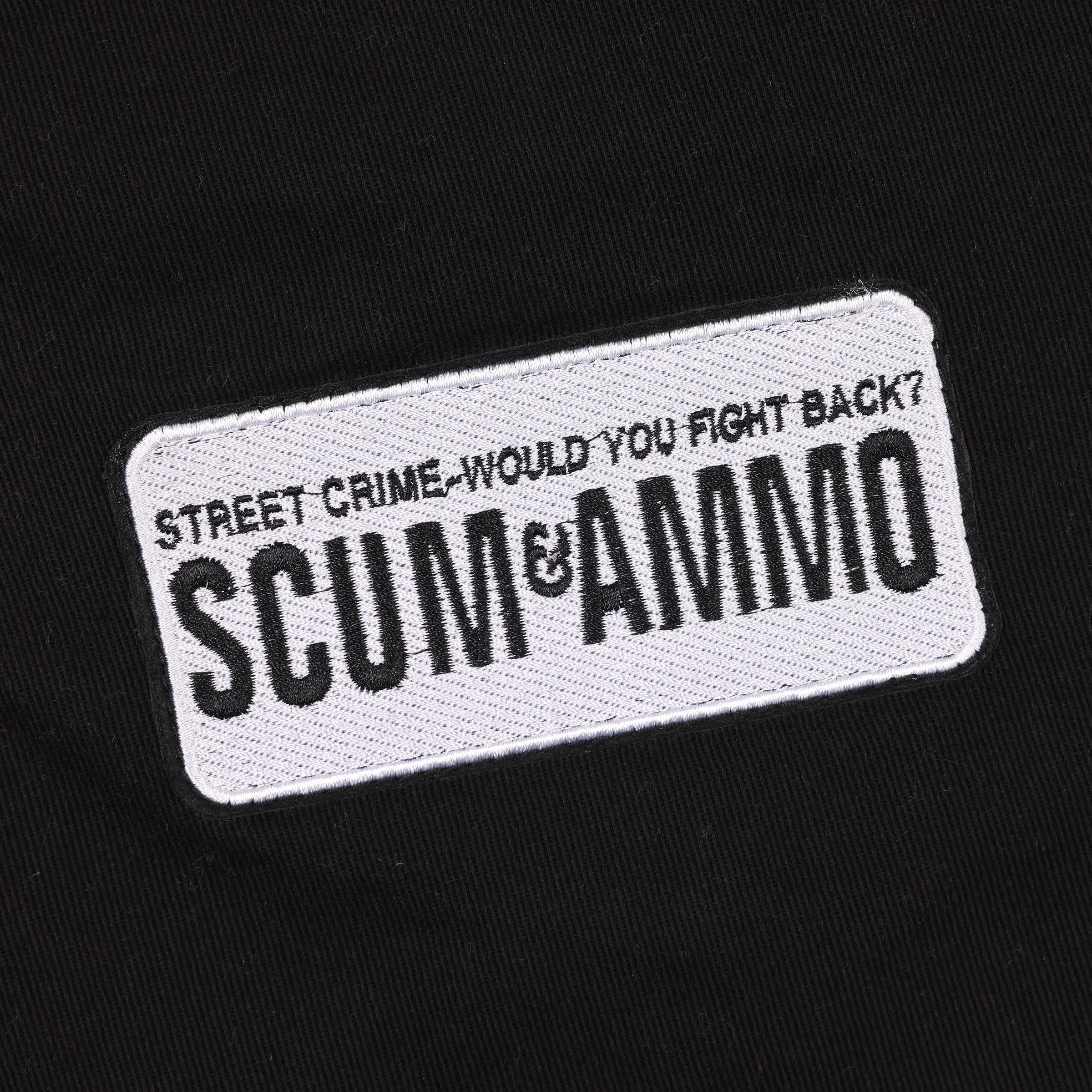 SCUM & AMMO WORK SHORTS - BLACK - Image 2