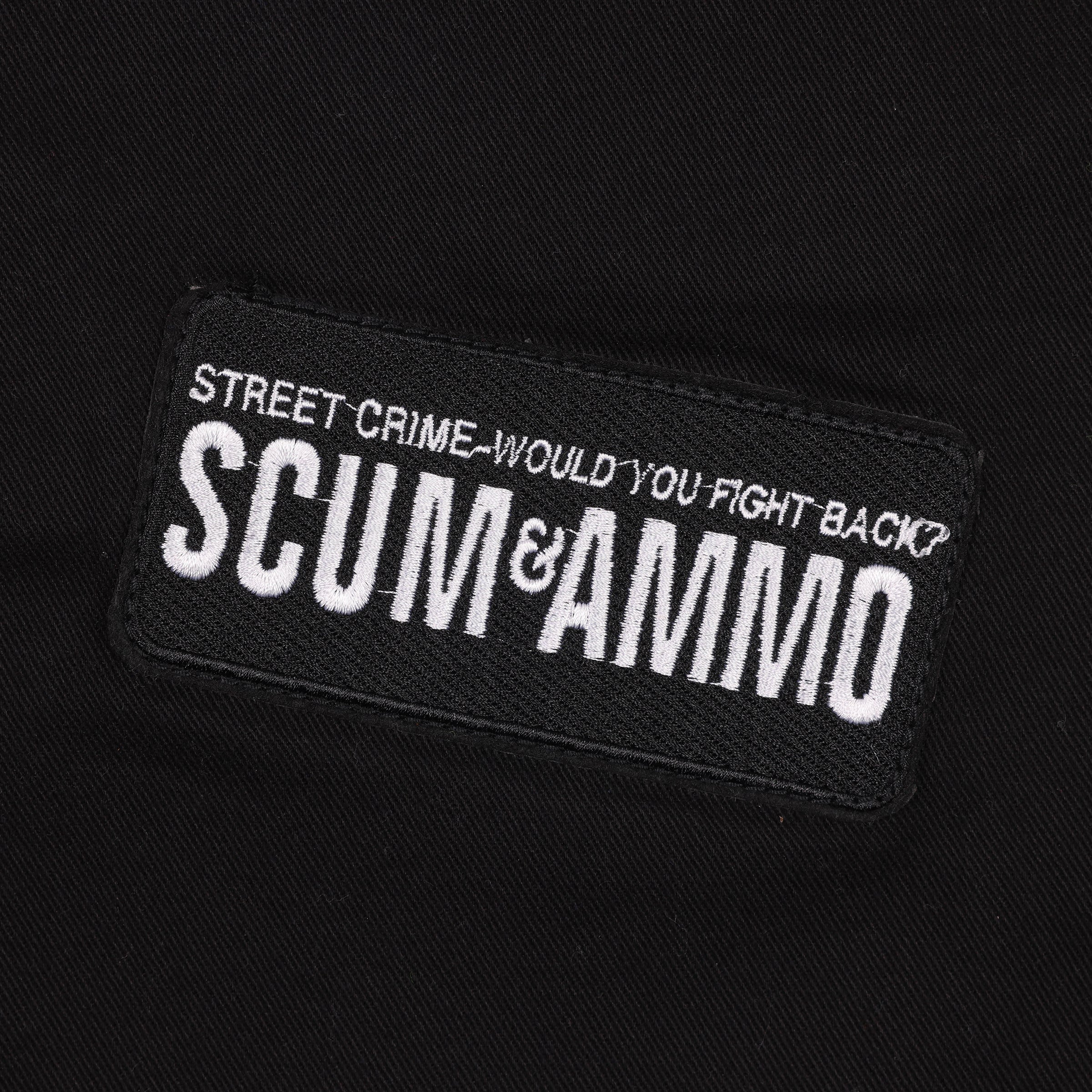 SCUM & AMMO WORK SHORTS - BLACK - Image 3
