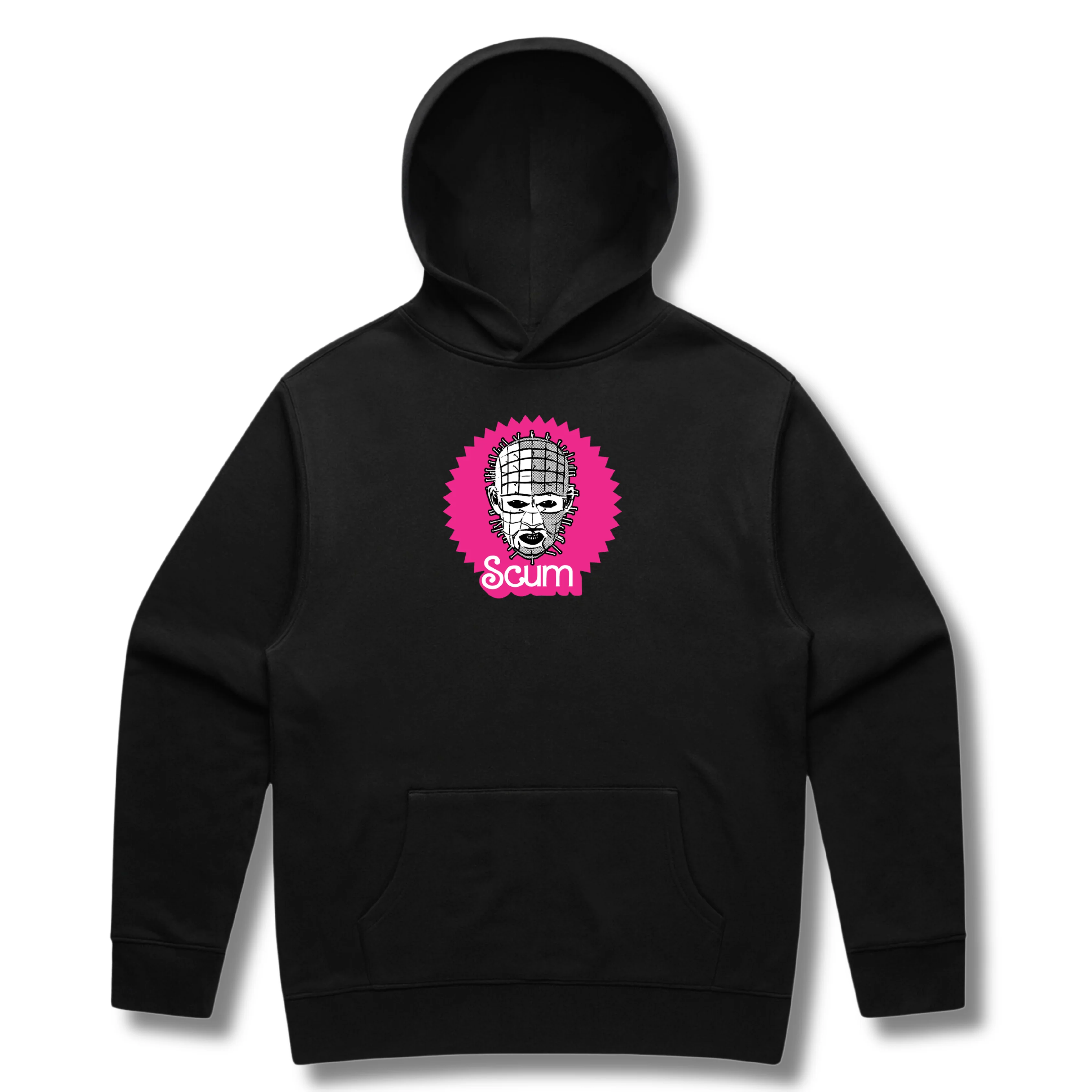BARBIE PIN HEAD HOODIE - BLACK