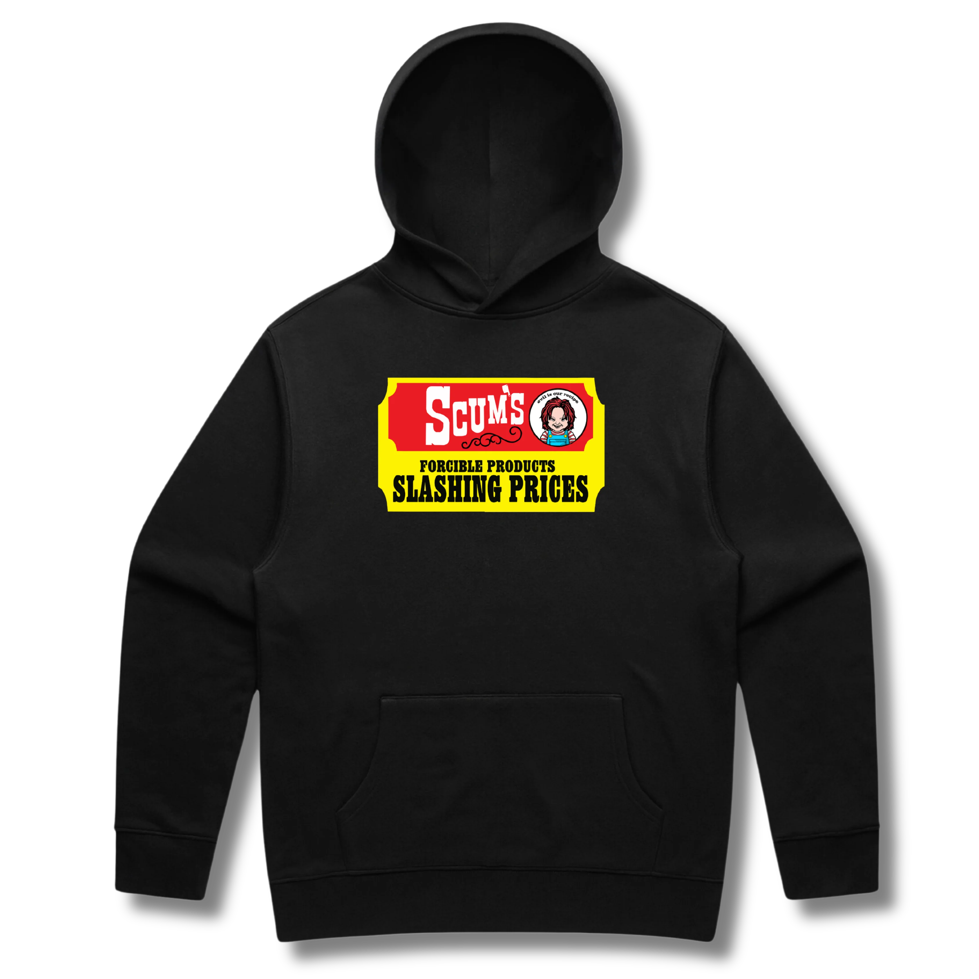CHUCK PRICE HOODIE  - BLACK