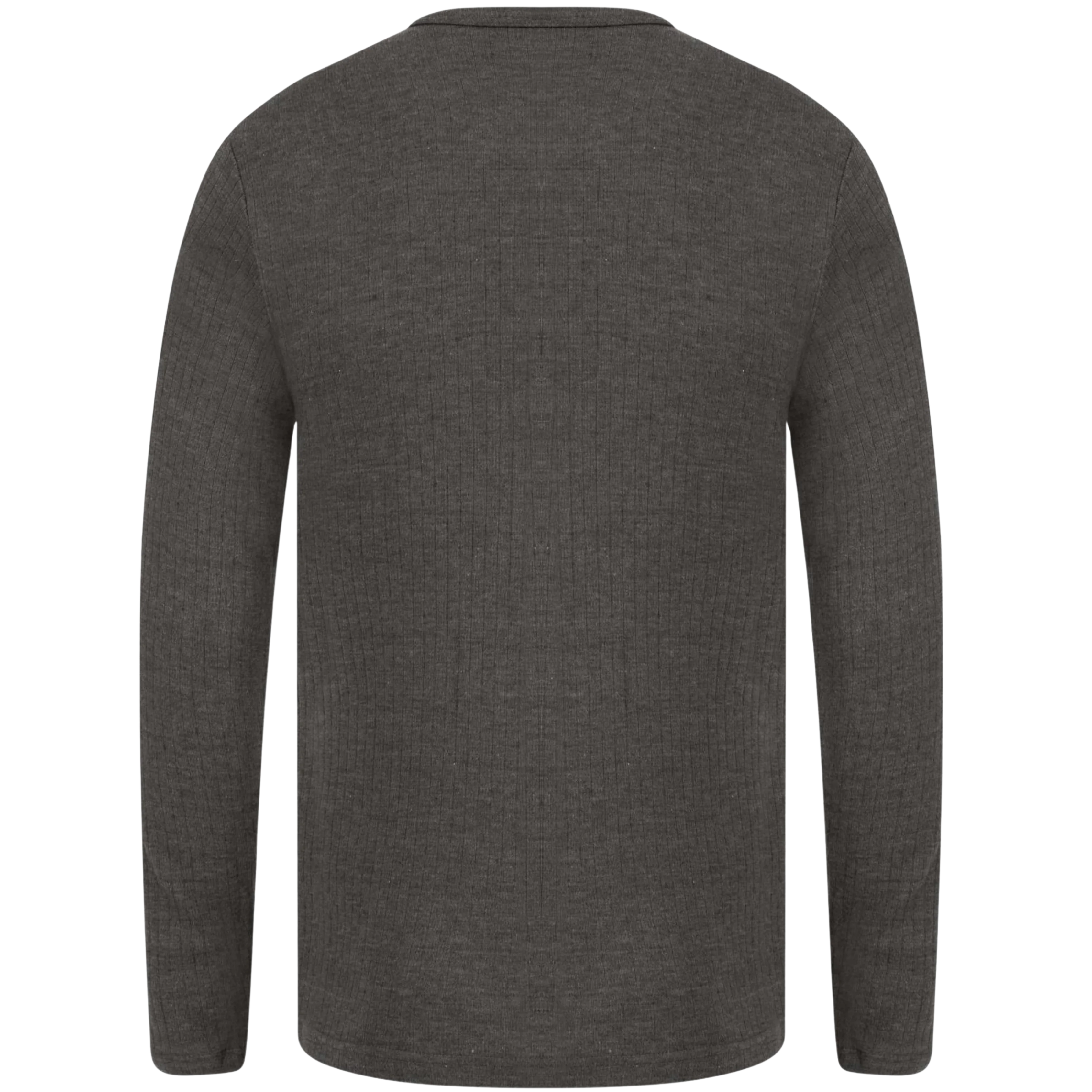 SCUM BONER THERMAL LONG SLEEVE T-SHIRT - CHARCOLE - Image 2