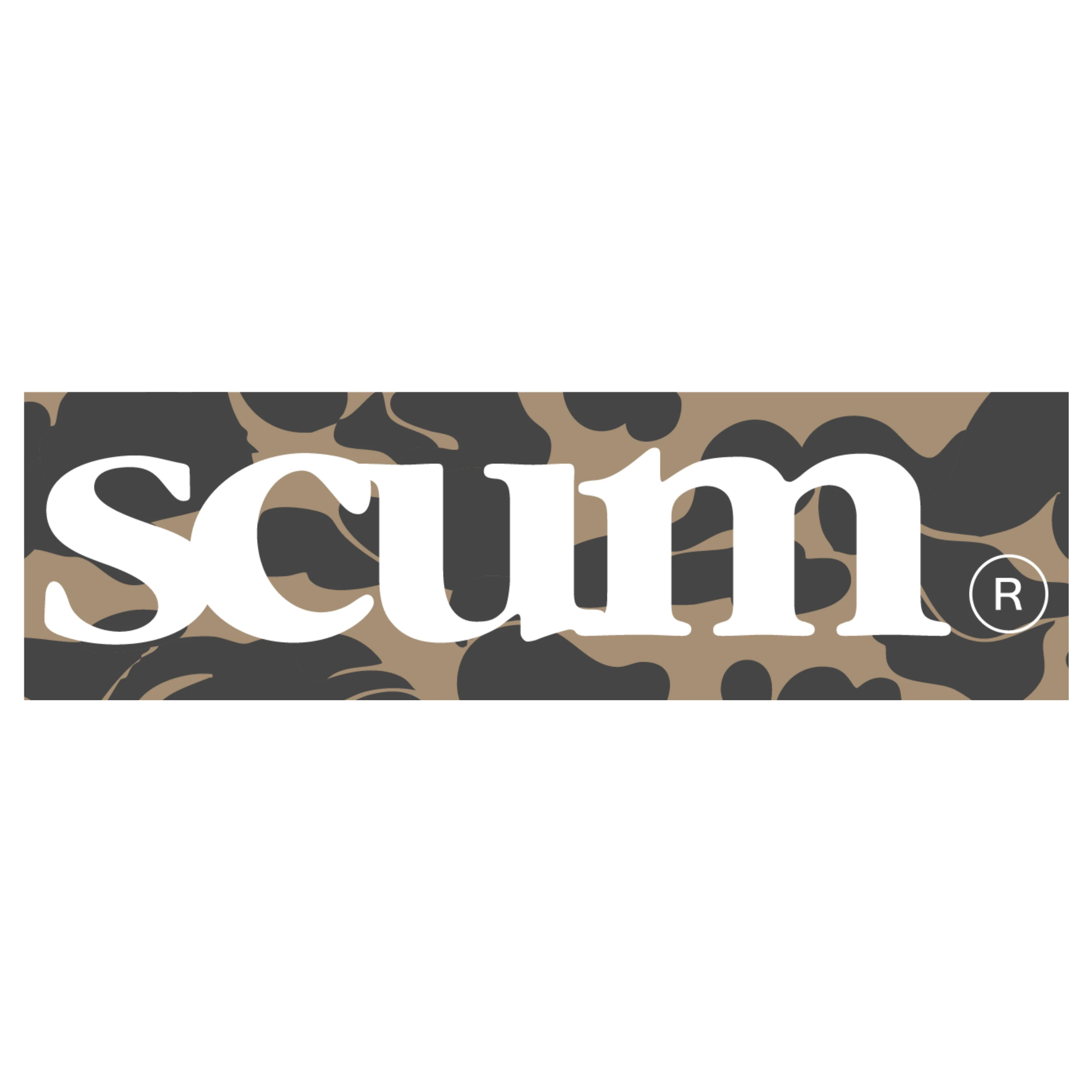 SCUM BOX LOGO CAMO STICKER - Image 2