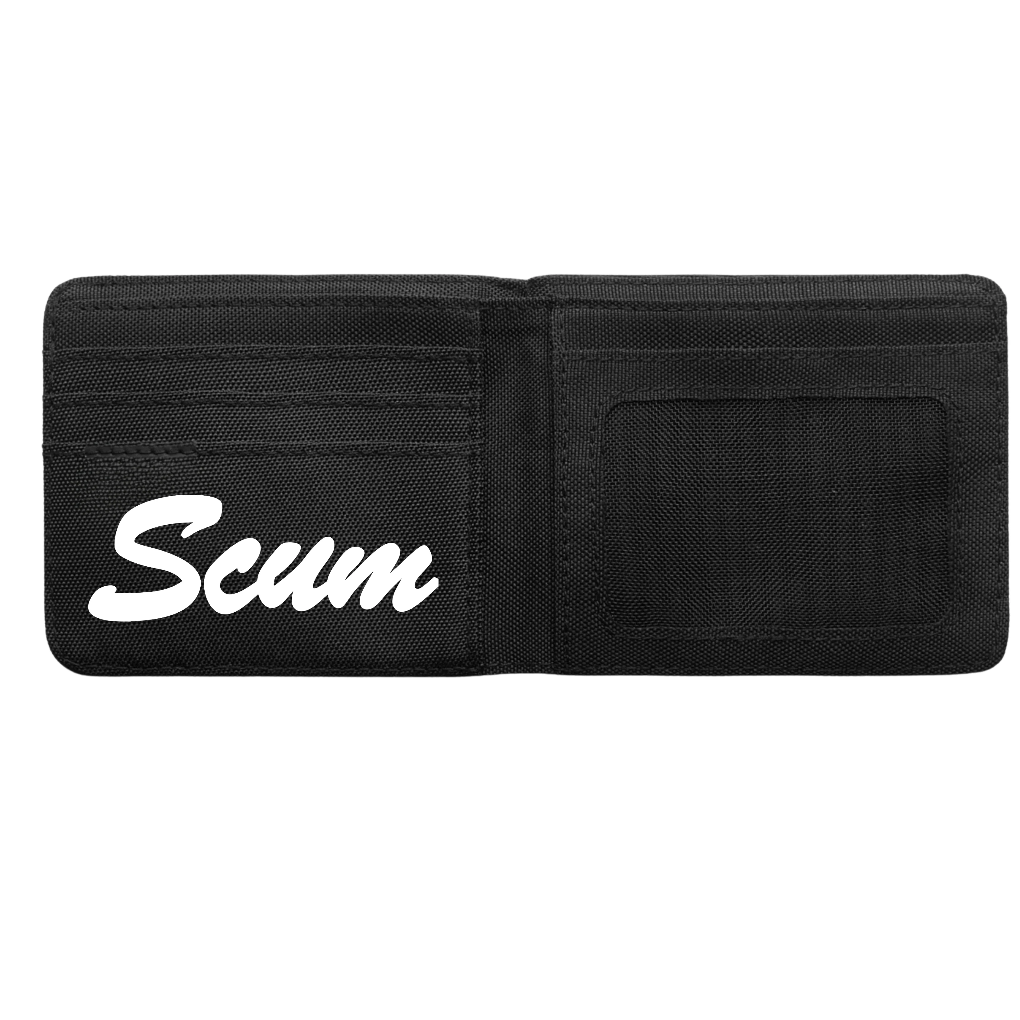 ACID RECYCLED FOLD WALLET - BLACK - Image 2