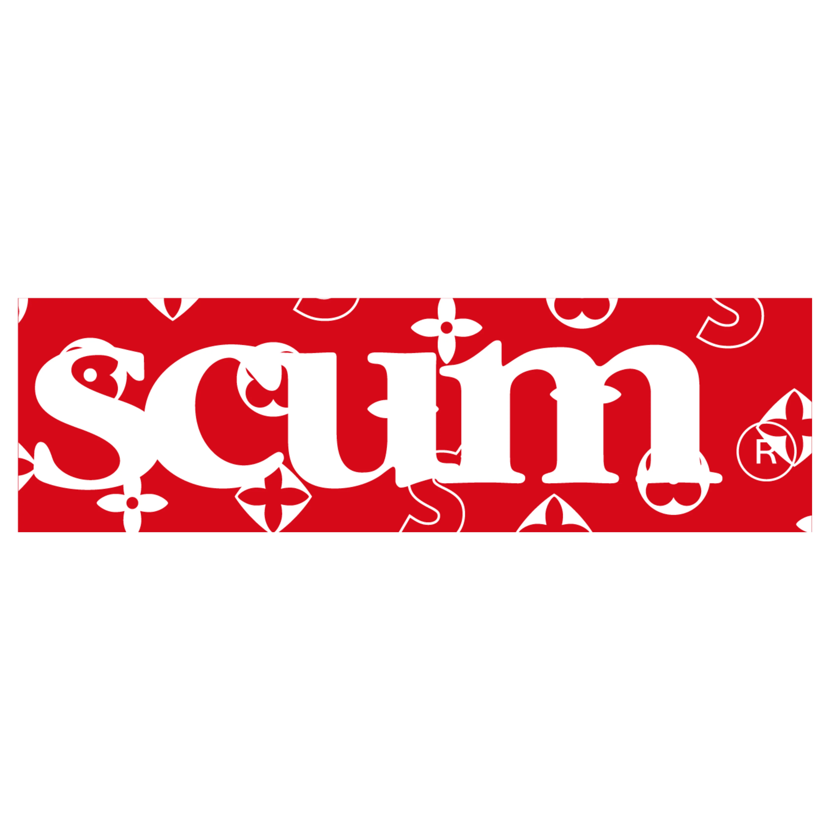 SCUM BOX LOGO NEEDAGRAM STICKER