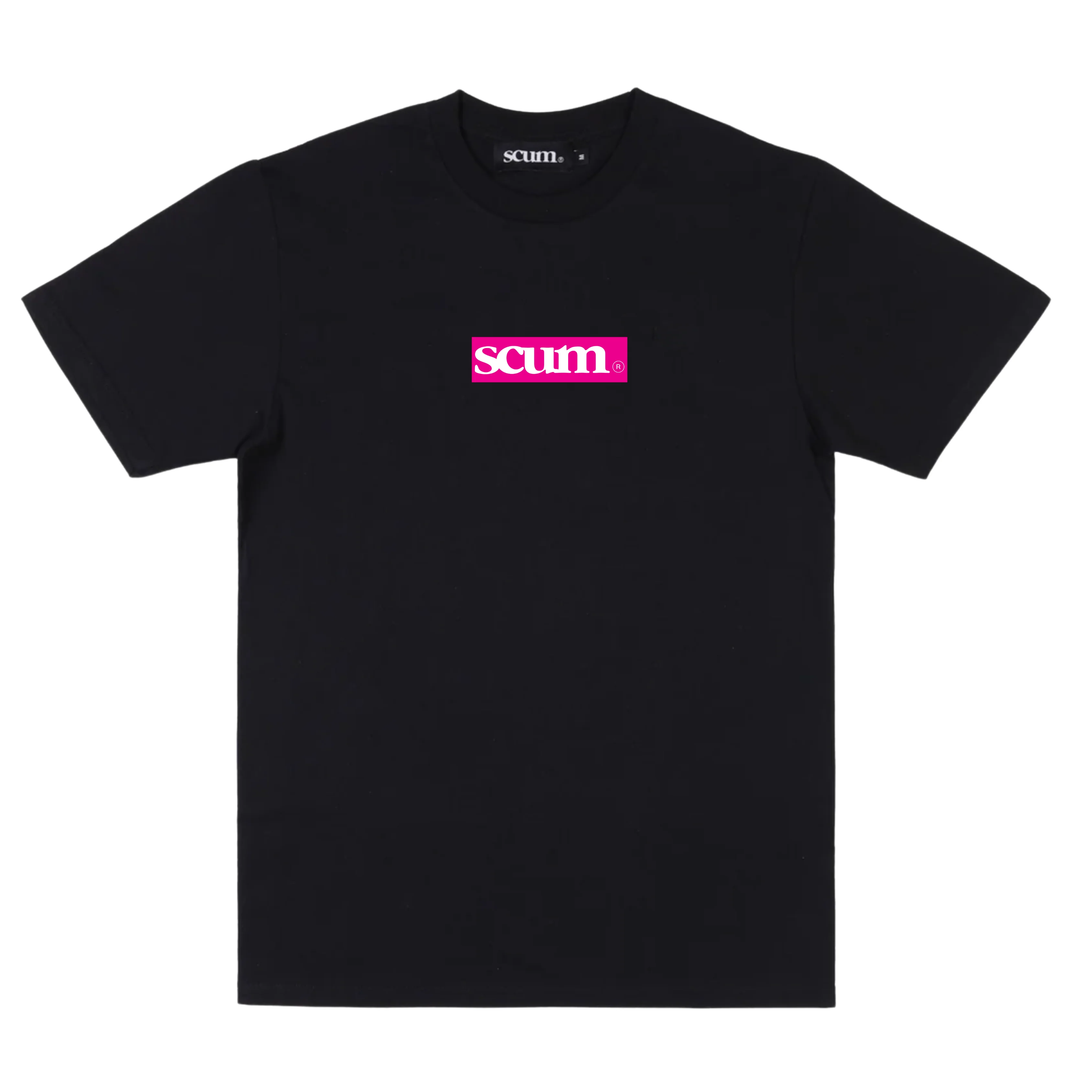 SCUM BOX LOGO T-SHIRT - BLACK