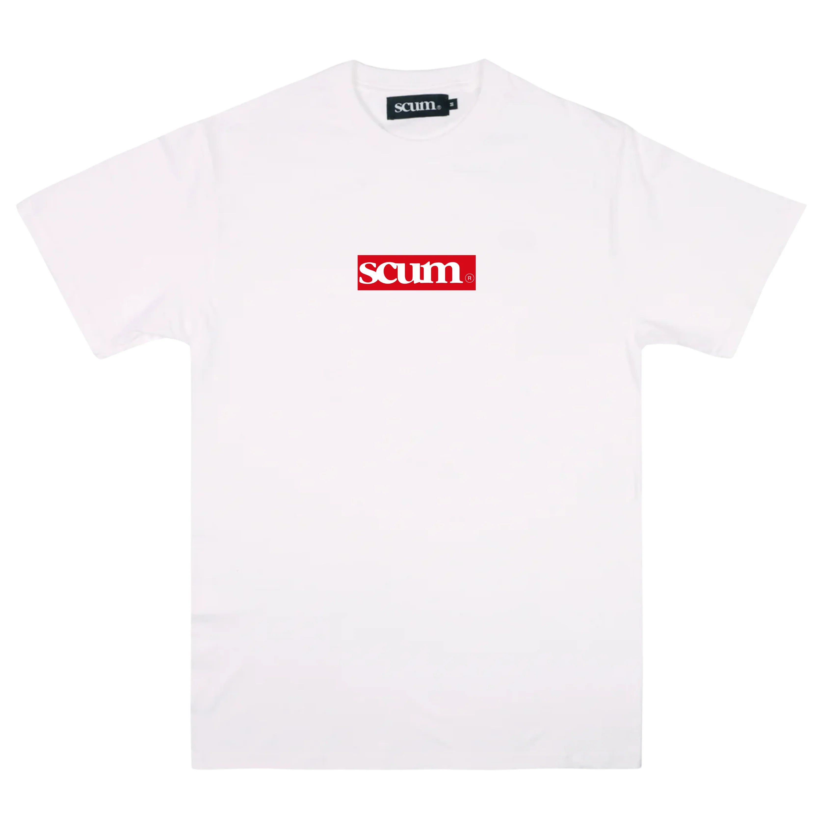 SCUM BOX LOGO T-SHIRT - WHITE - Image 2