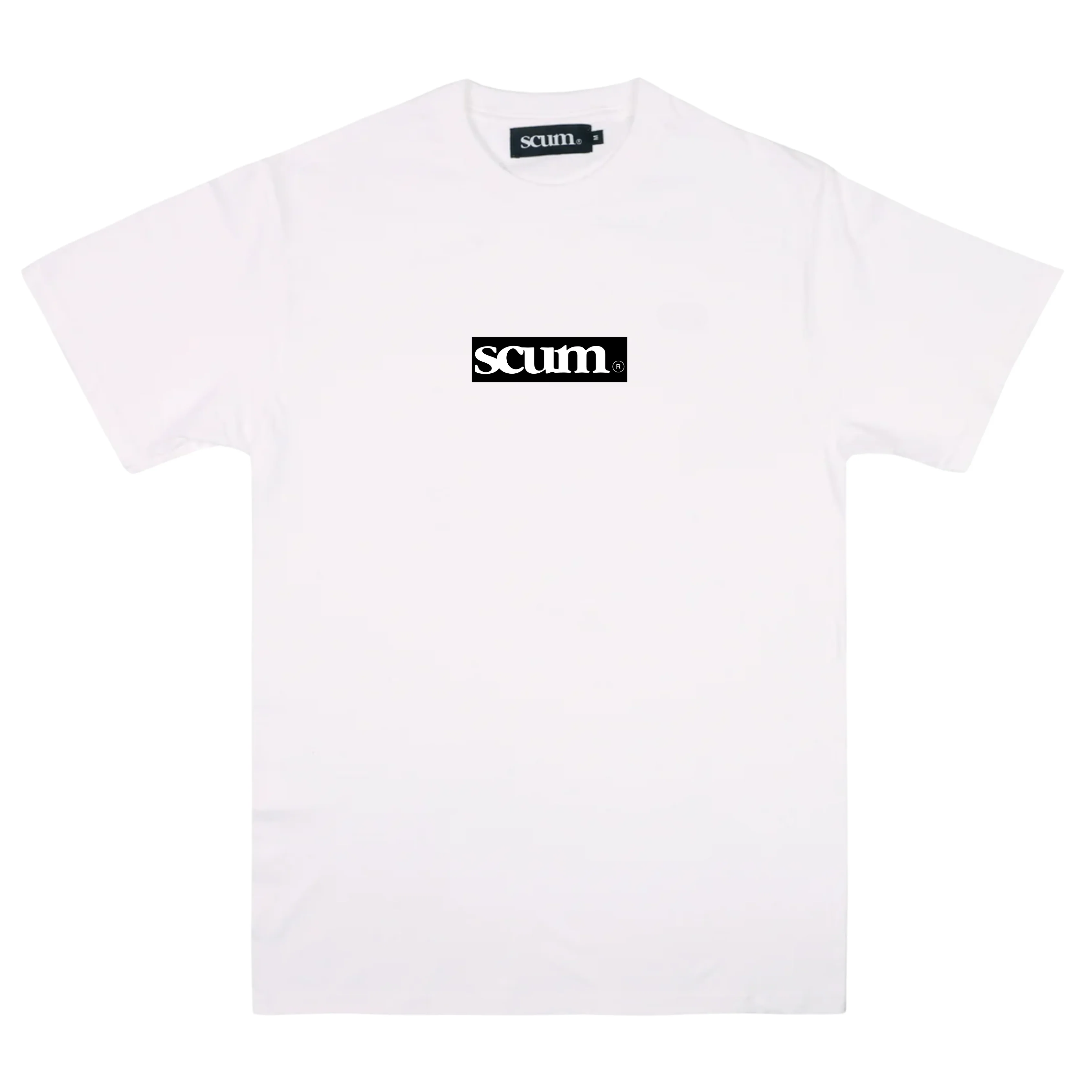 SCUM BOX LOGO T-SHIRT - WHITE - Image 3