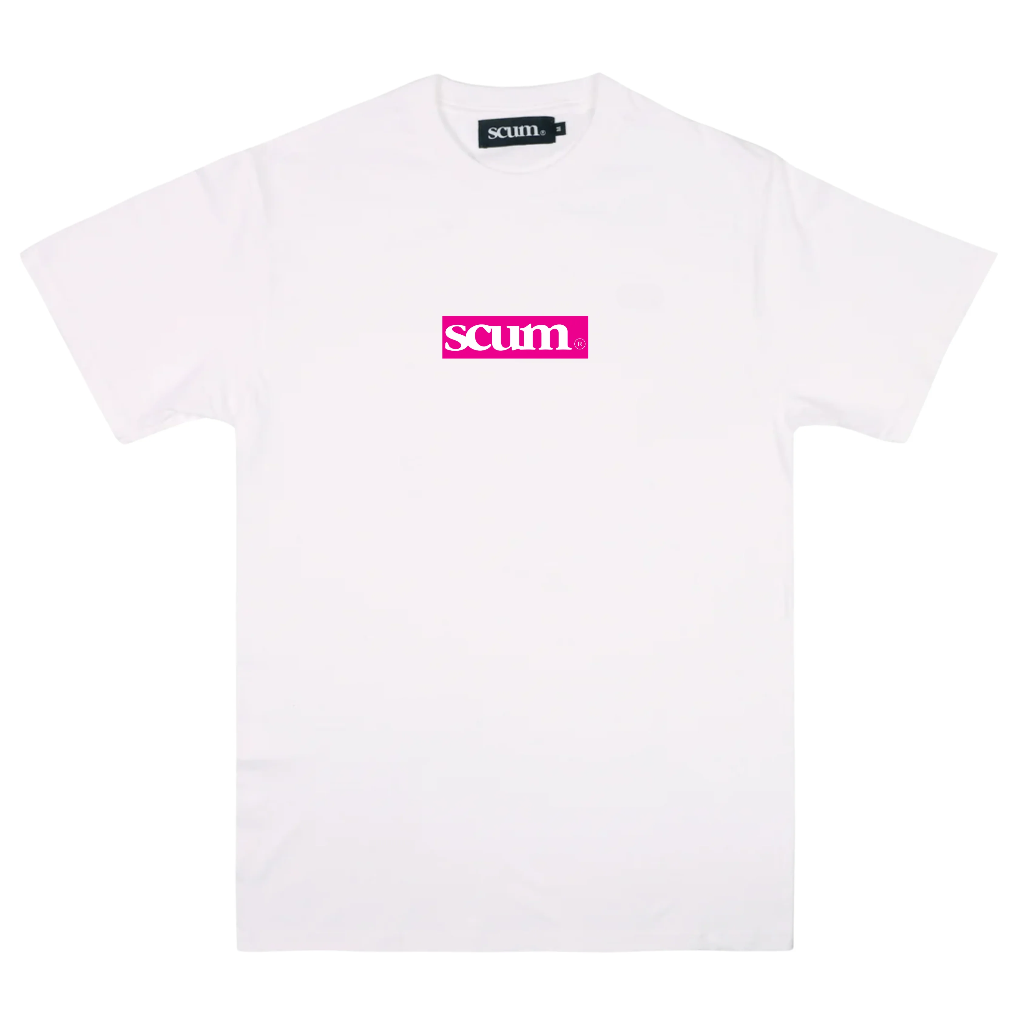 SCUM BOX LOGO T-SHIRT - WHITE - Image 4