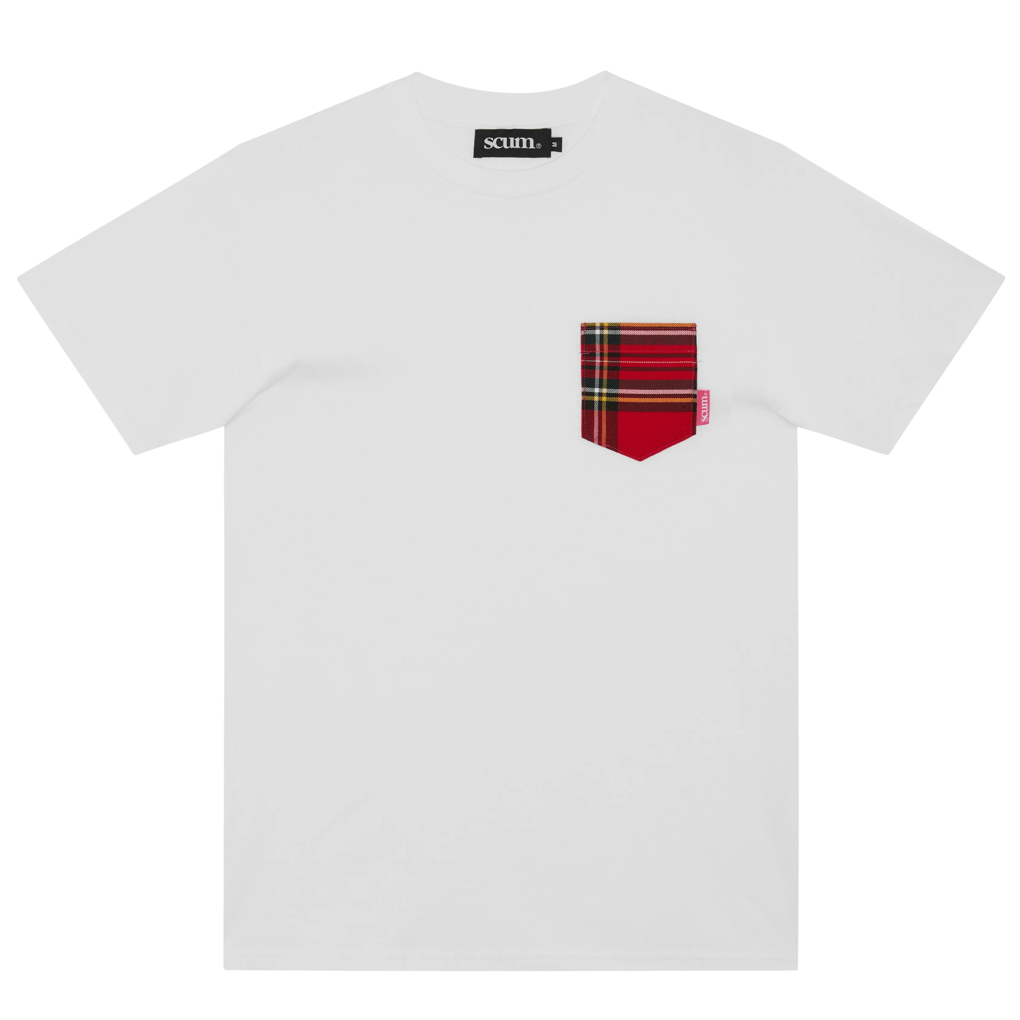 SCUM TARTAN POCKET T-SHIRT - Image 2