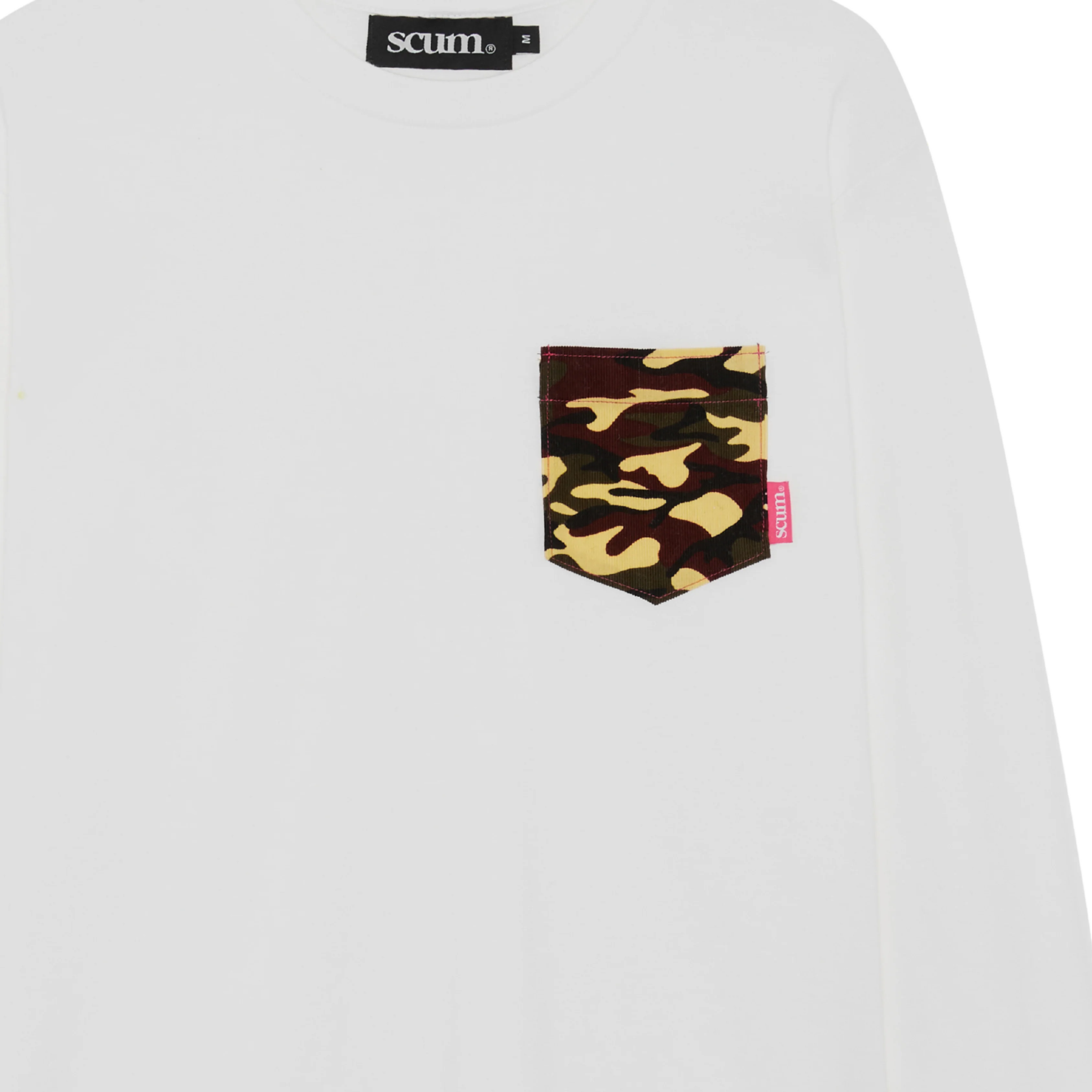 SCUM CAMO PRINT POCKET LONG SLEEVE T-SHIRT - Image 3