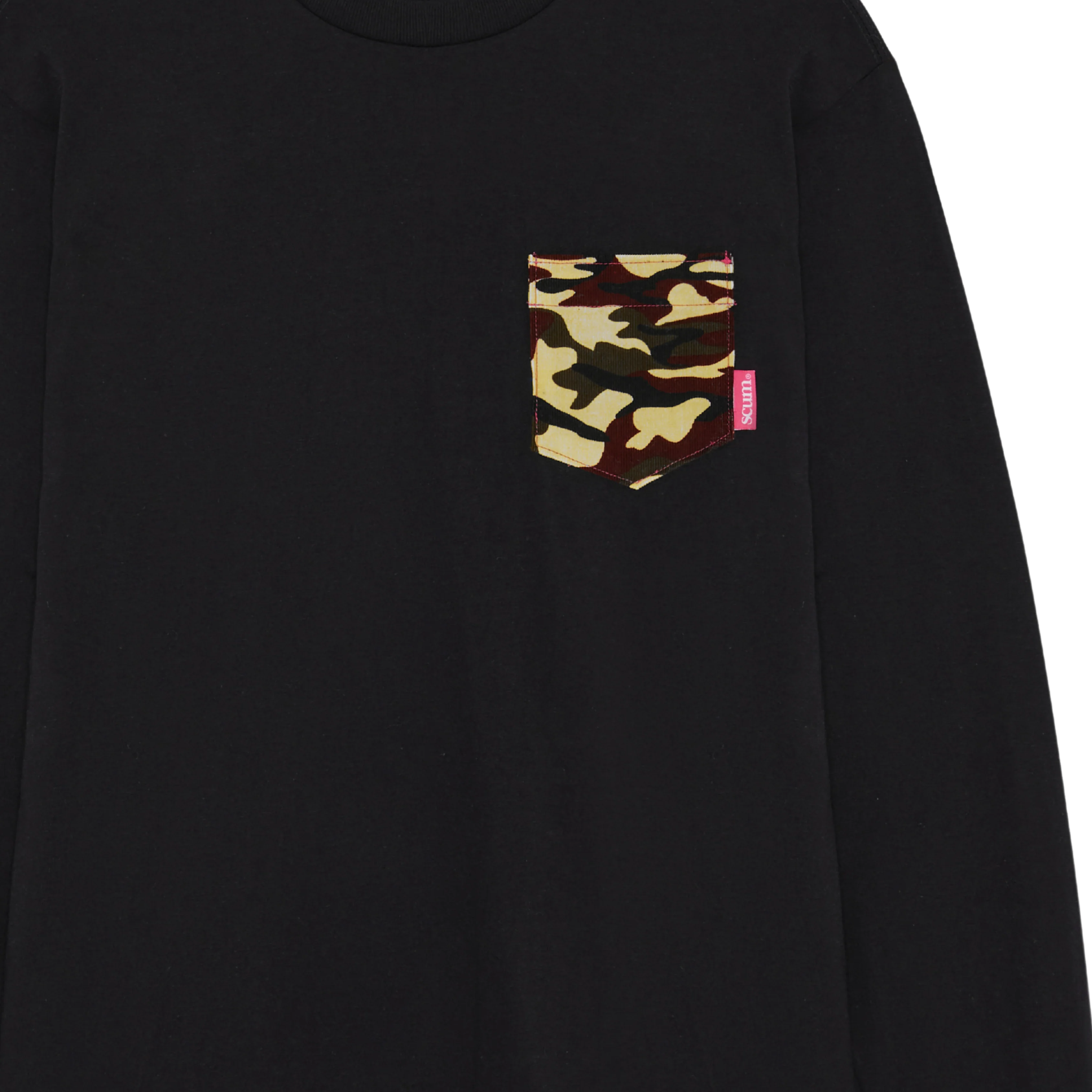 SCUM CAMO PRINT POCKET LONG SLEEVE T-SHIRT - Image 4