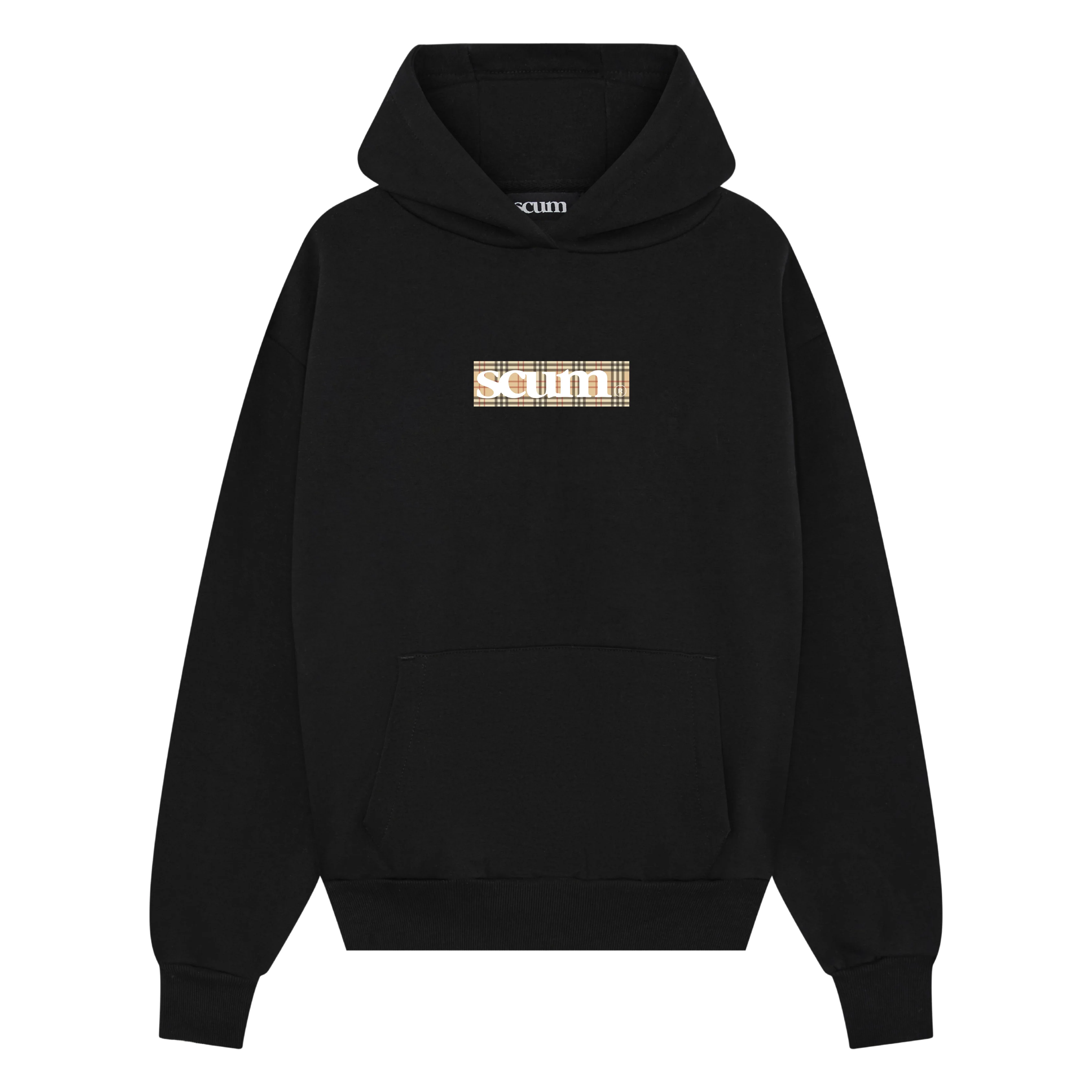 SCUM CHAV BOY BOX LOGO HOODIE