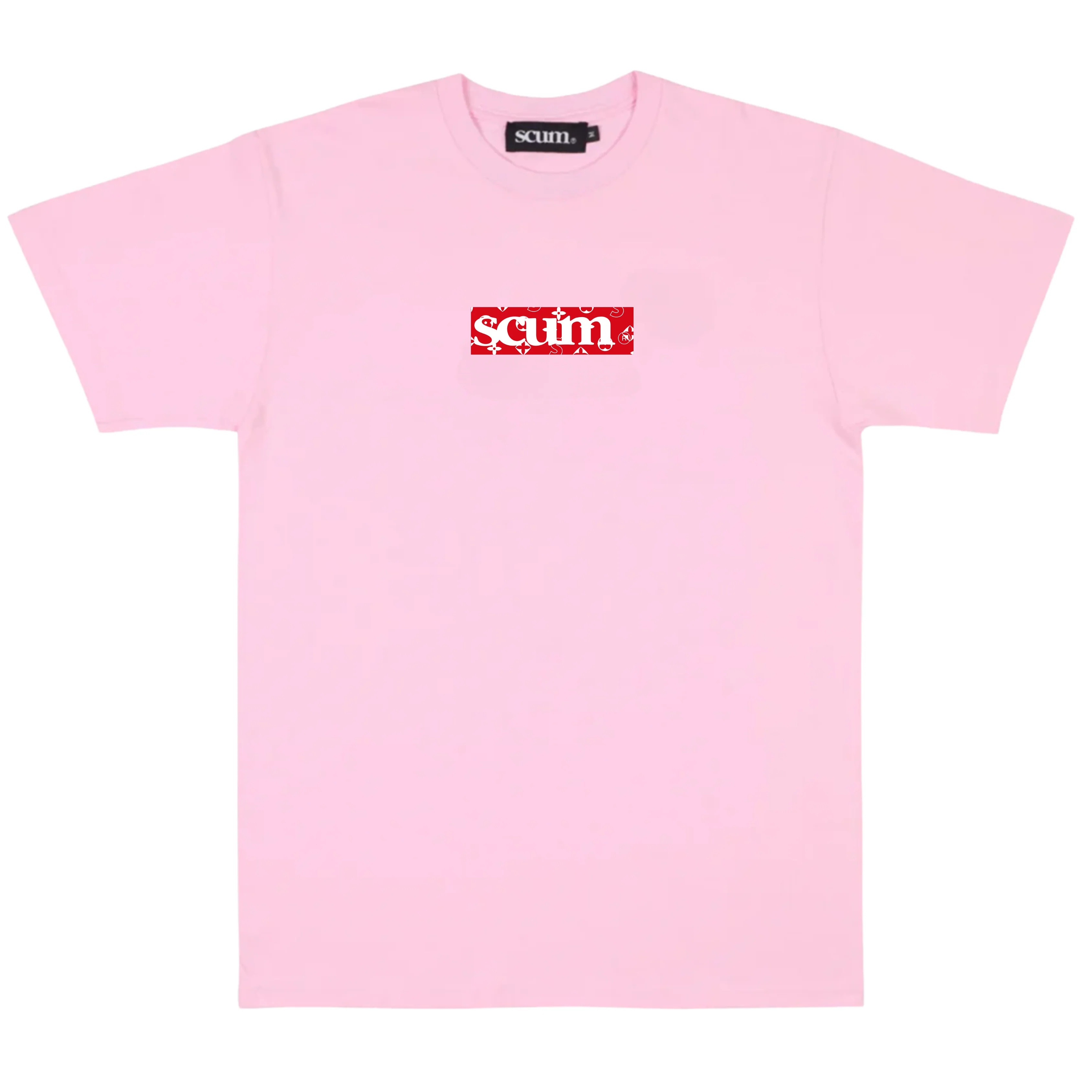 SCUM RED LOVE PRINT BOX LOGO T-SHIRT - Image 4