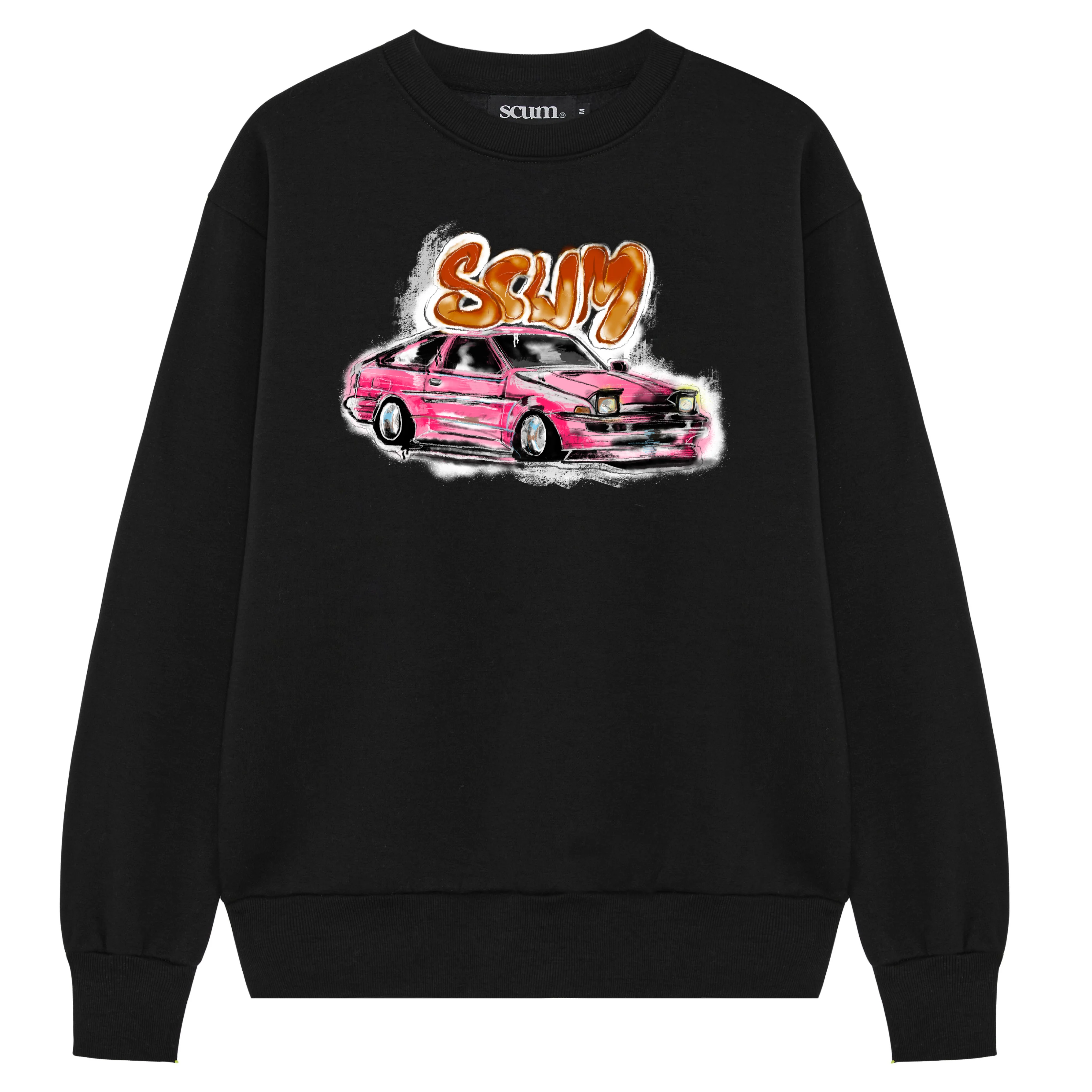 SCUM DRAWN AE86 CREW SWEATSHIRT - Image 3