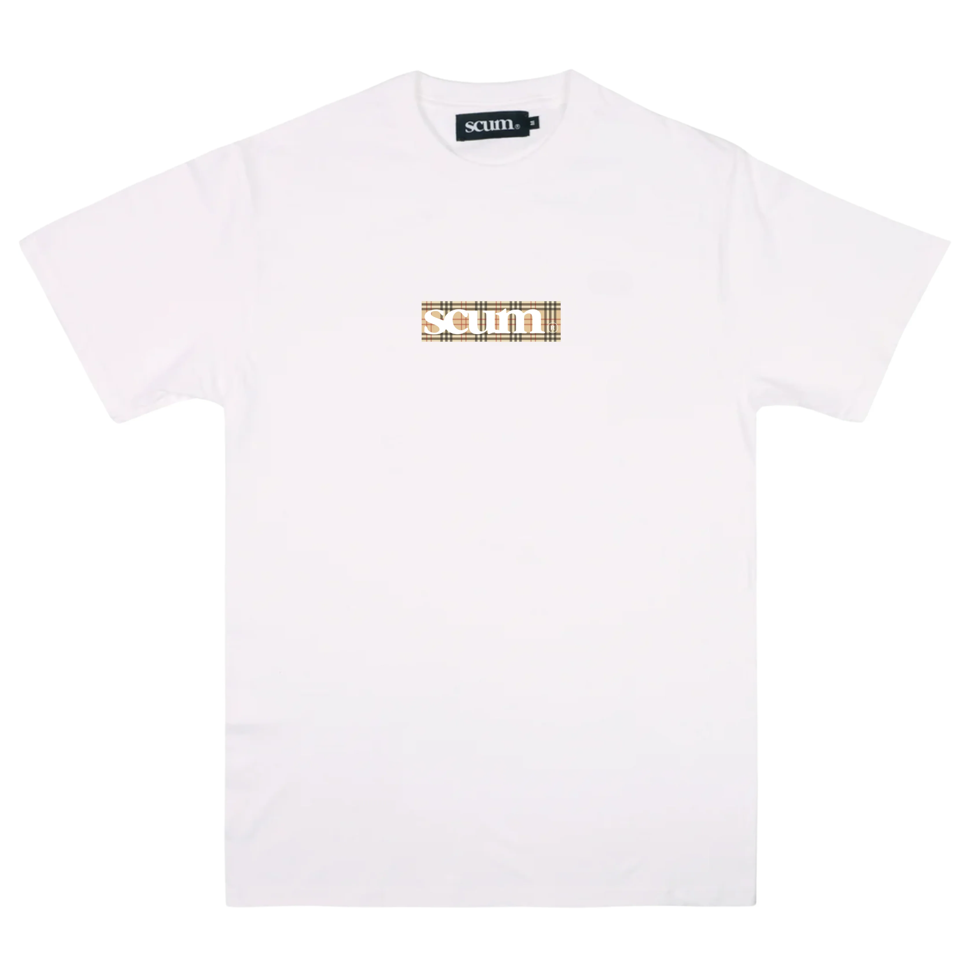 SCUM CHAV BOY BOX LOGO T-SHIRT