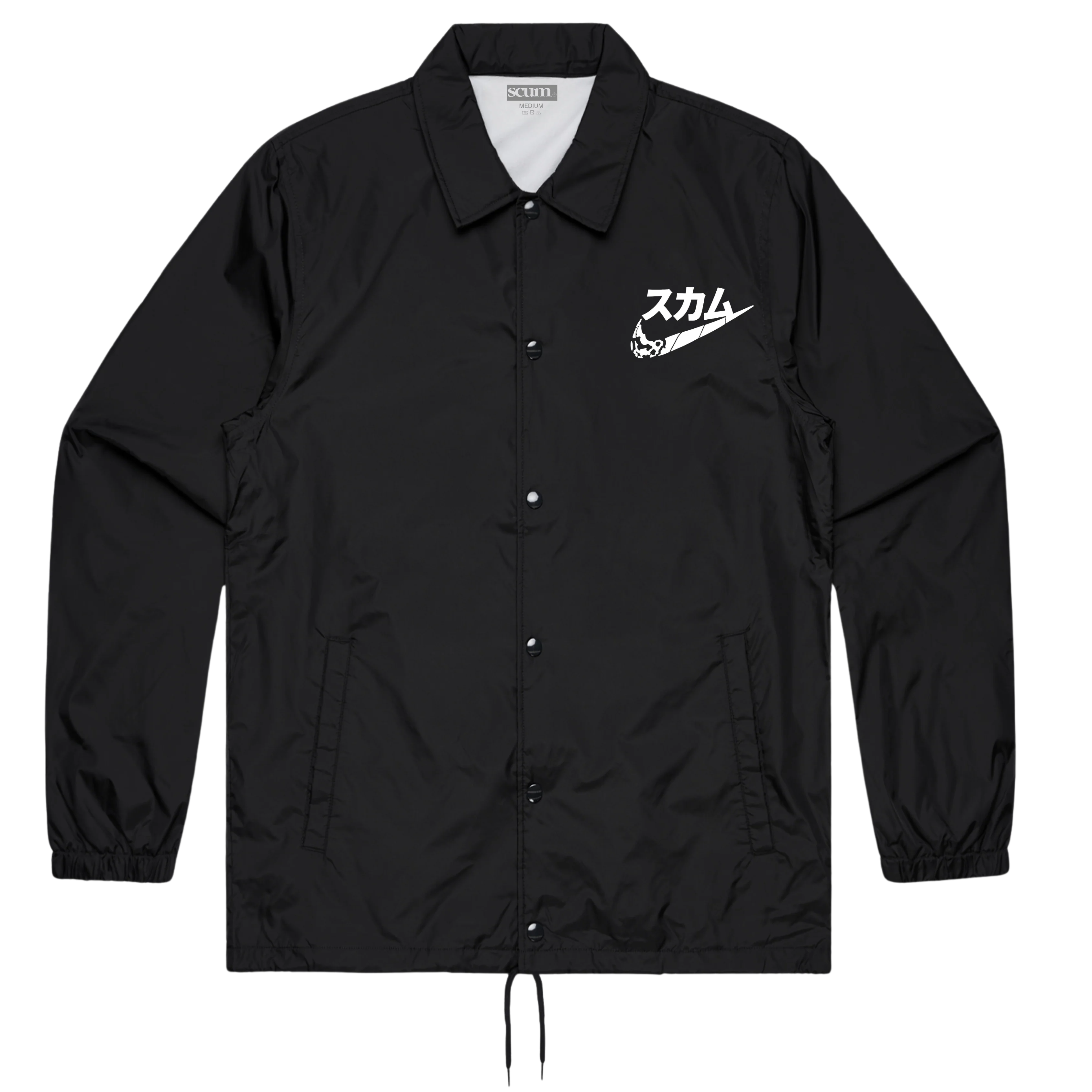 LOST IN TRANS COACH JACKET - BLACK