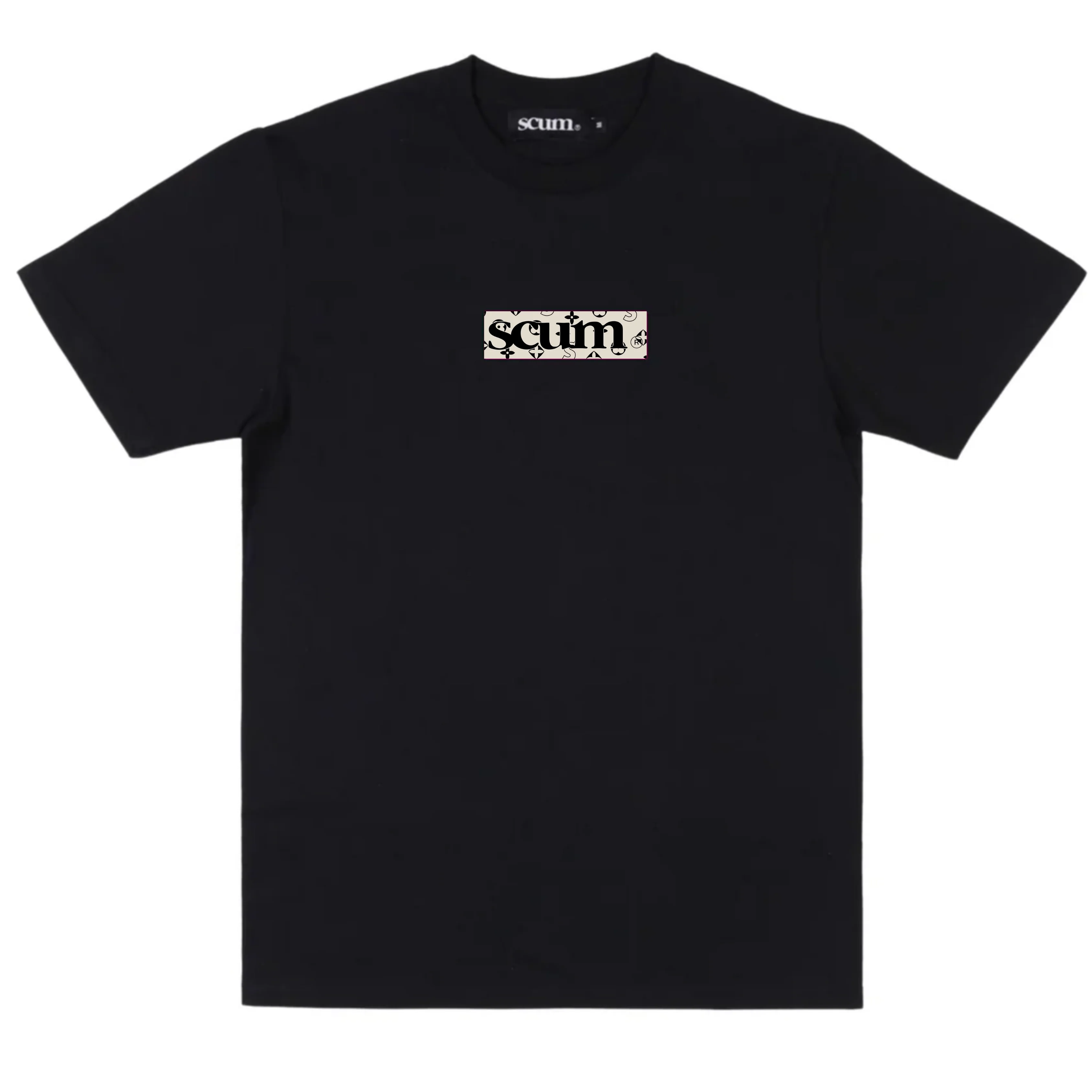 SCUM CREAM LOVE PRINT BOX LOGO T-SHIRT
