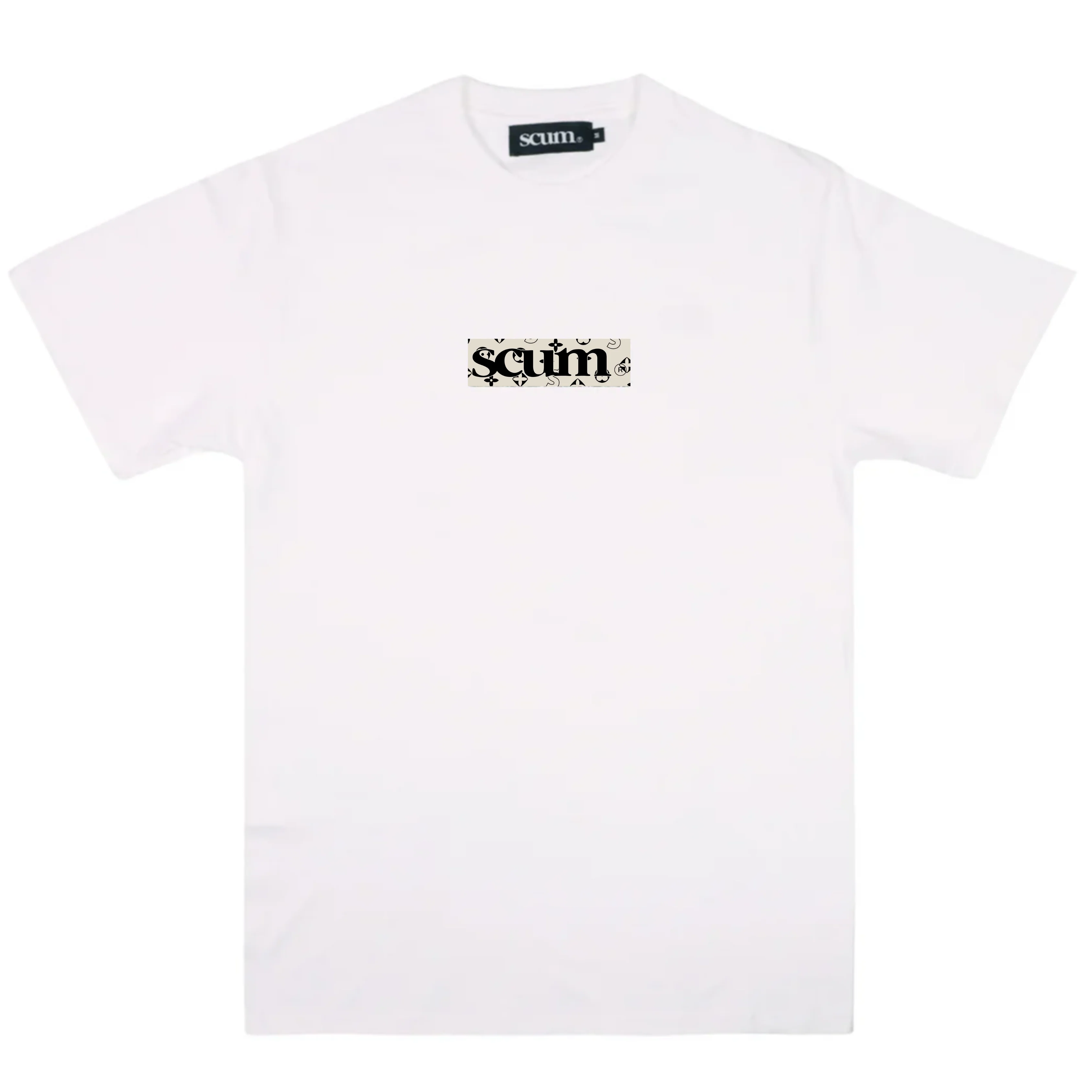 SCUM CREAM LOVE PRINT BOX LOGO T-SHIRT - Image 4