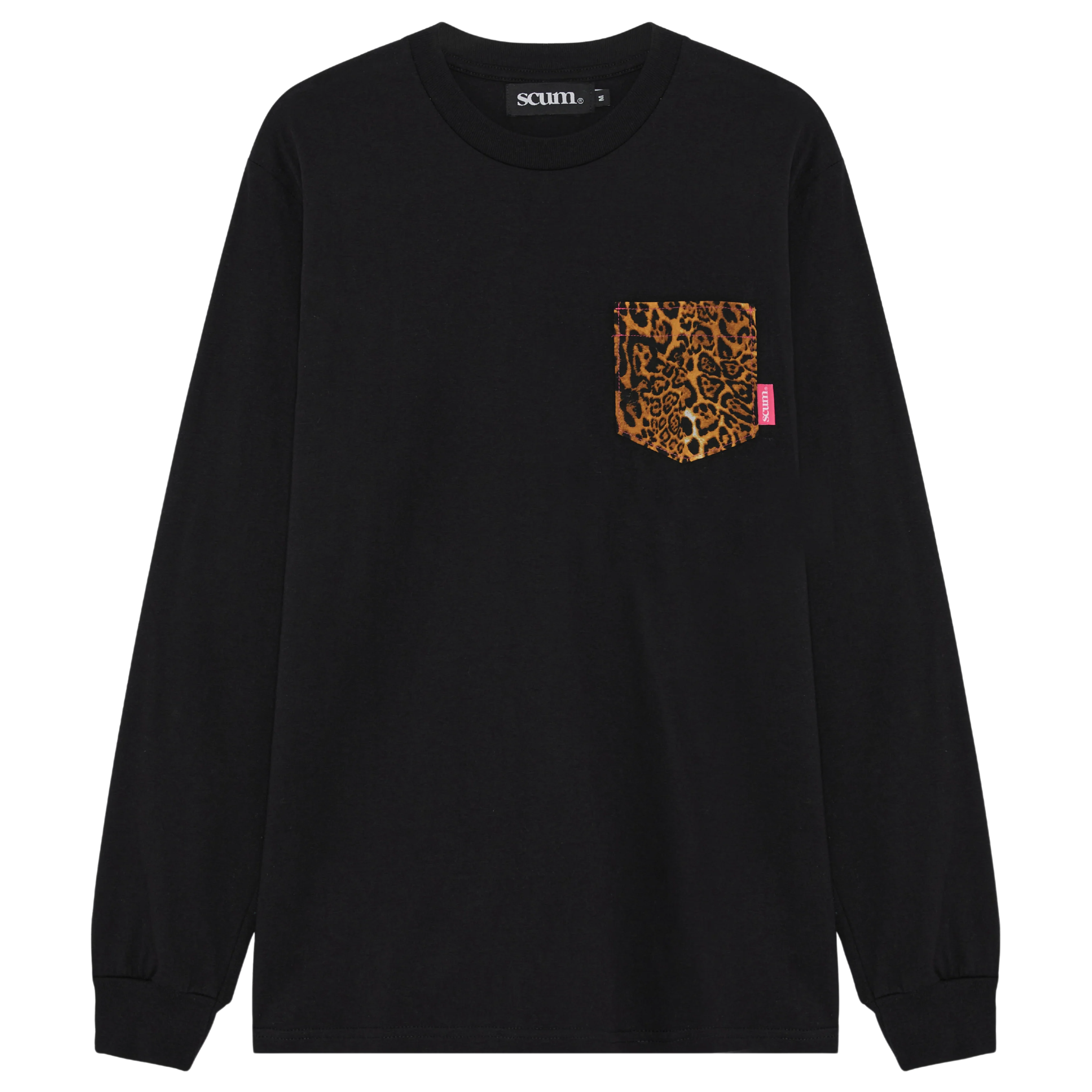 SCUM LEOPARD PRINT POCKET LONG SLEEVE T-SHIRT - Image 2